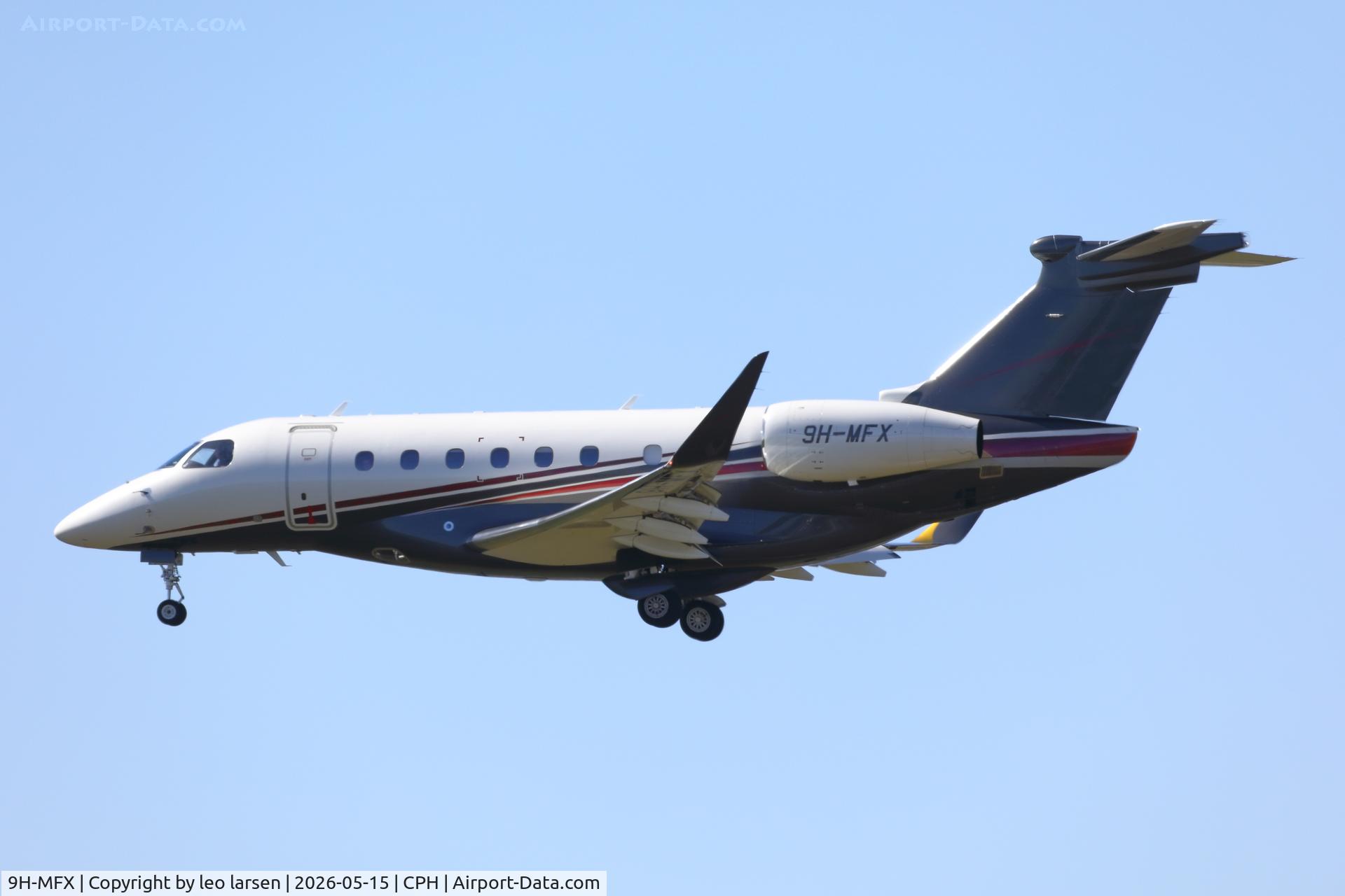 9H-MFX, Embraer EMB-550 Praetor 600, c/n 55020189, Copenhagen 14.5.2026