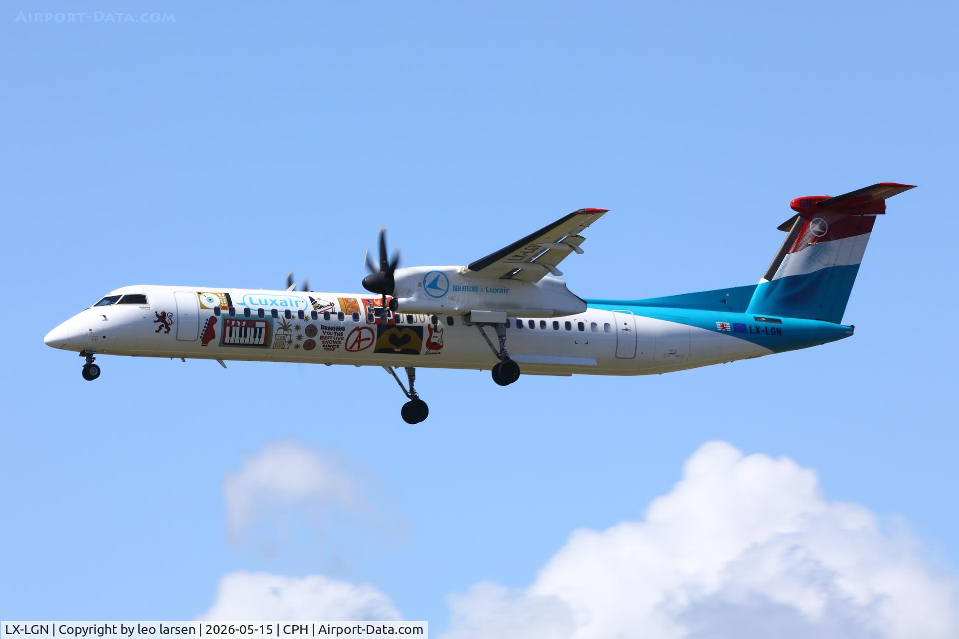 LX-LGN, 2012 De Havilland Canada DHC-8-402Q Dash 8, c/n 4426, Copenhagen 15.5.2026