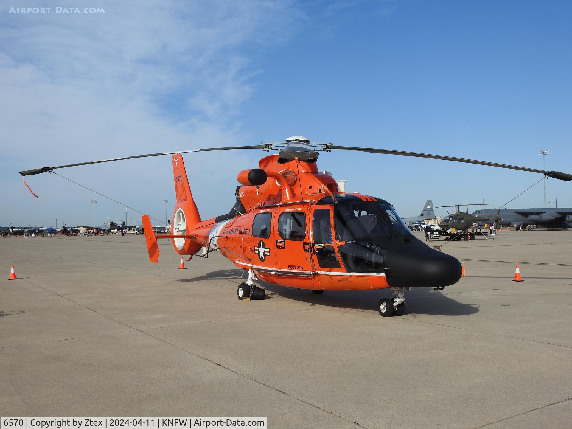6570, Aerospatiale MH-65C Dolphin, c/n 6265, At the 2024 Fort Worth Airshow