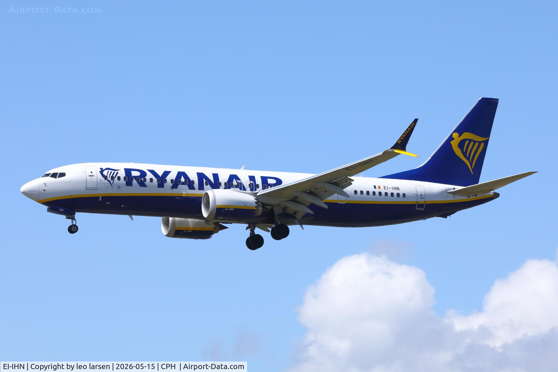 EI-IHN, 2023 Boeing 737 MAX 8-200, c/n 62356, Copenhagen 15.5.2026