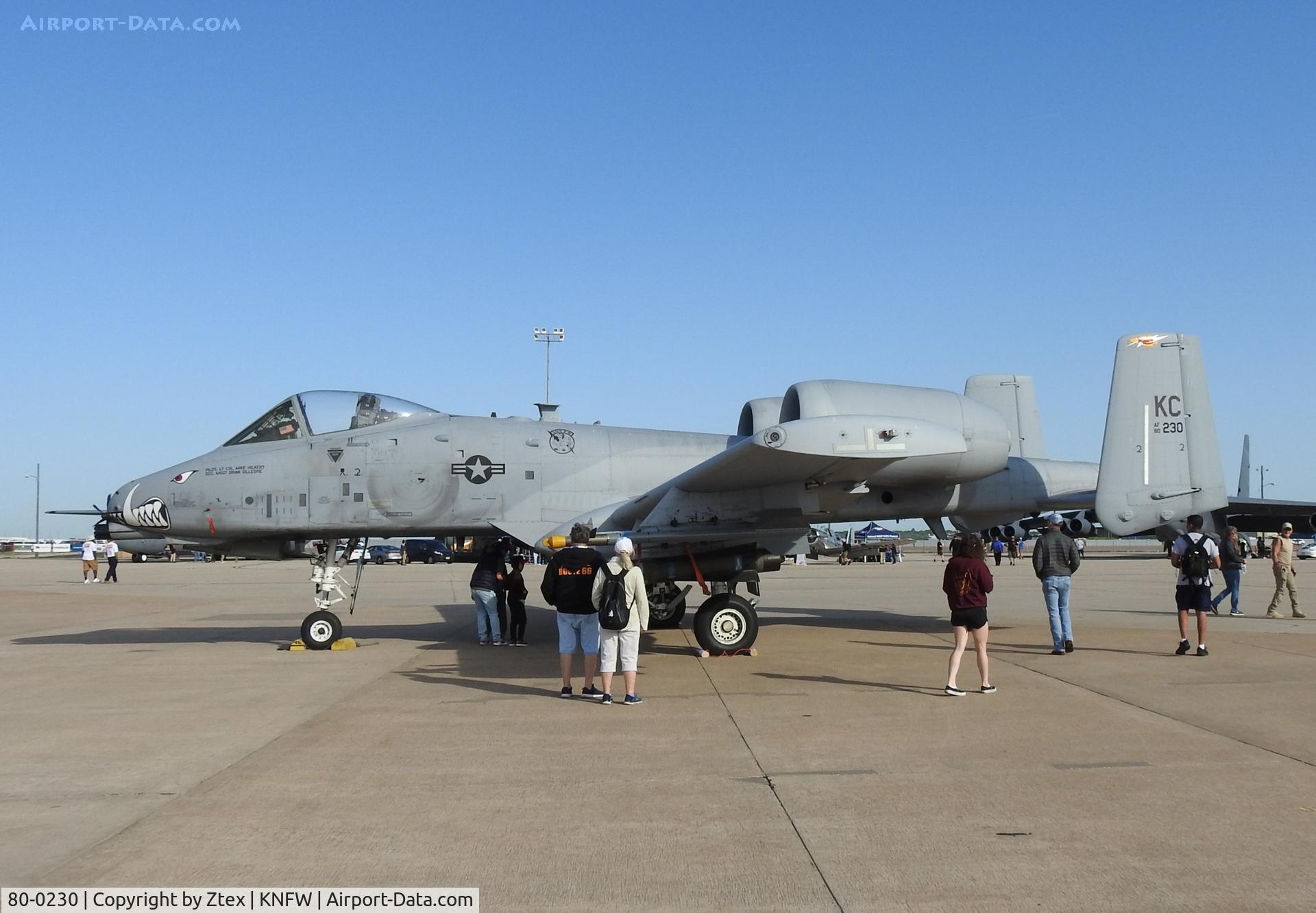 80-0230, 1980 Fairchild Republic A-10C Thunderbolt II, c/n A10-0580, At the 2024 Fort Worth Airshow