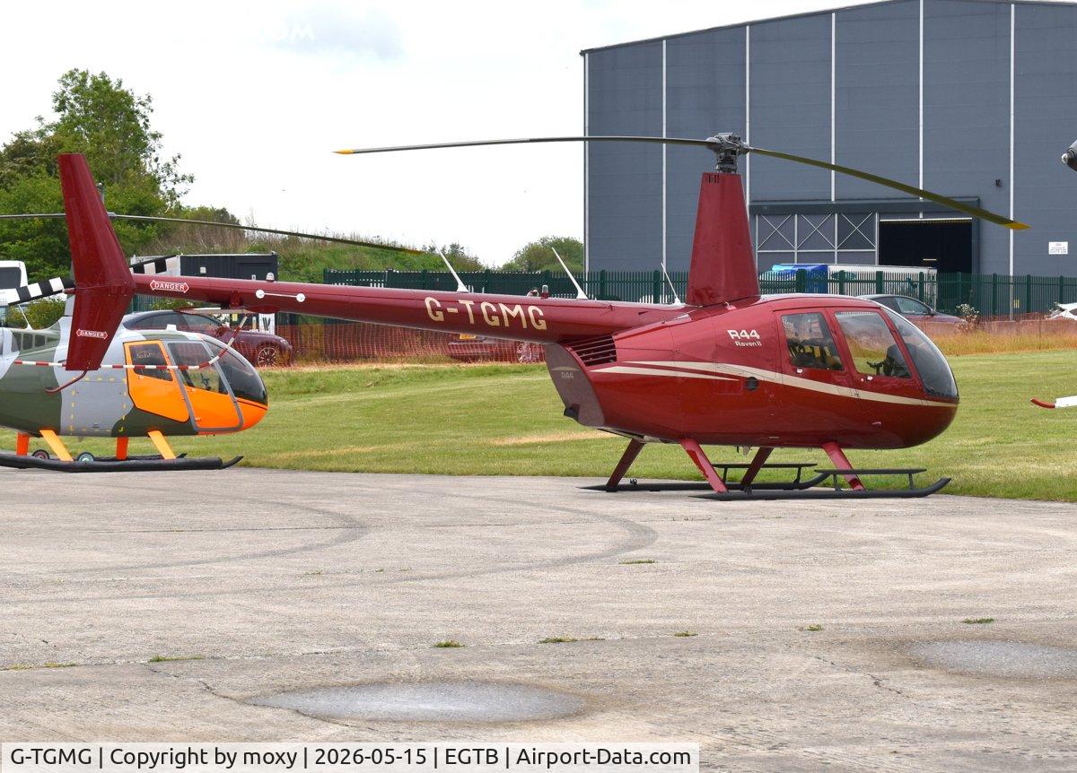 G-TGMG, 2002 Robinson R44 Raven II, c/n 10024, Robinson R44 Raven II at Wycombe Air Park.