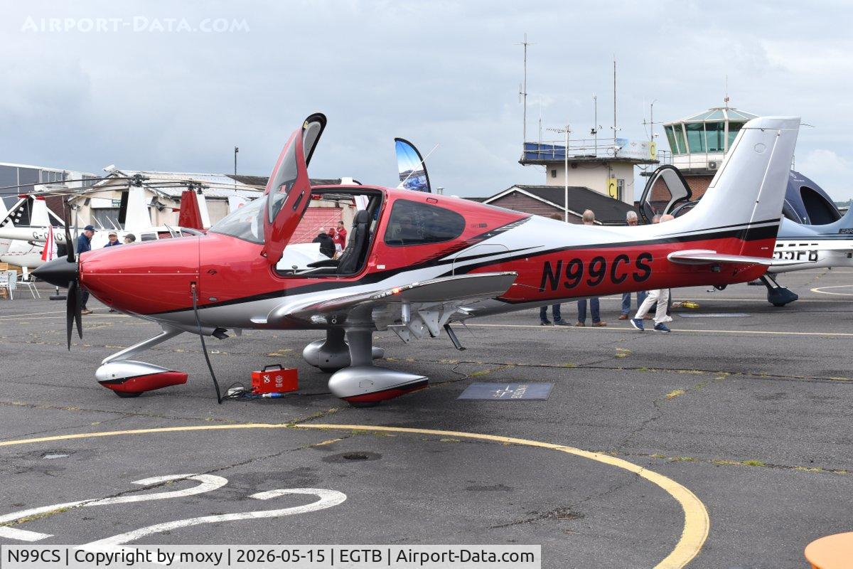 N99CS, 2025 Cirrus Design Corp SR22T GTS G7, c/n 10851, Cirrus Design Corp SR22T GTS G7 at Wycombe Air Park.