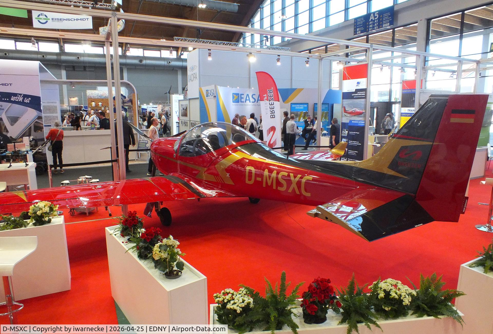 D-MSXC, 2022 Breezer Breezer UL, c/n not found_D-MSXC, Breezer Aircraft Breezer Sport UL at the AERO 2026, Friedrichshafen