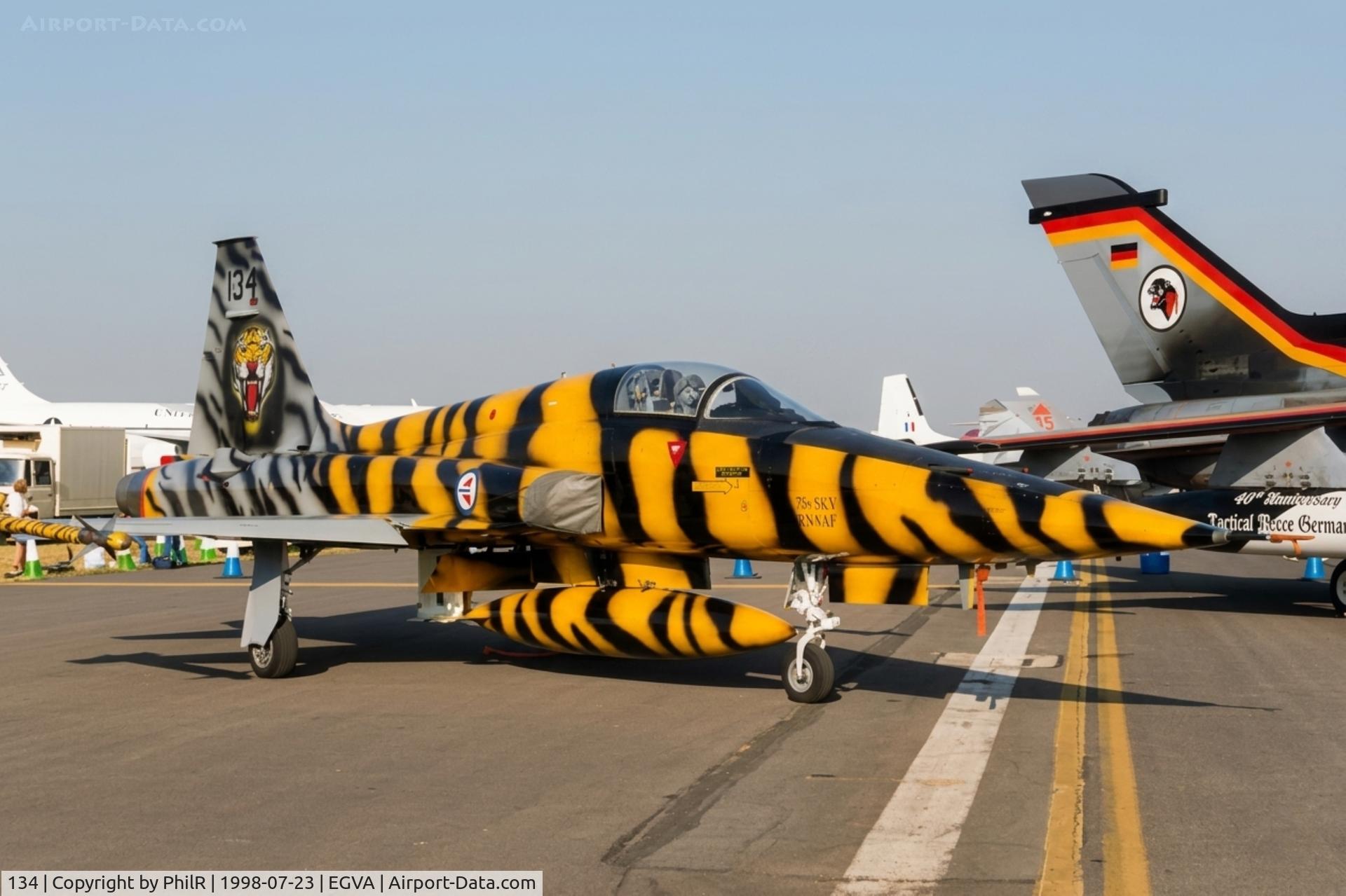 134, 1969 Northrop F-5A Freedom Fighter, c/n N.7078, 134 1970 Northrop F-5A RNorwAF RIAT 