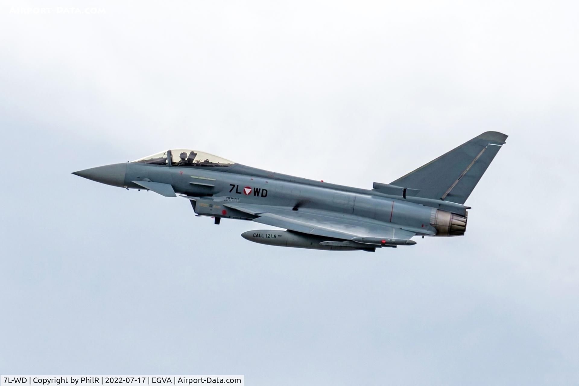 7L-WD, 2007 Eurofighter EF-2000 Typhoon S, c/n AS004, 7L-WD 2007 Eurofighter EF2000  Austrian Air Force RIAT RAF Fairford