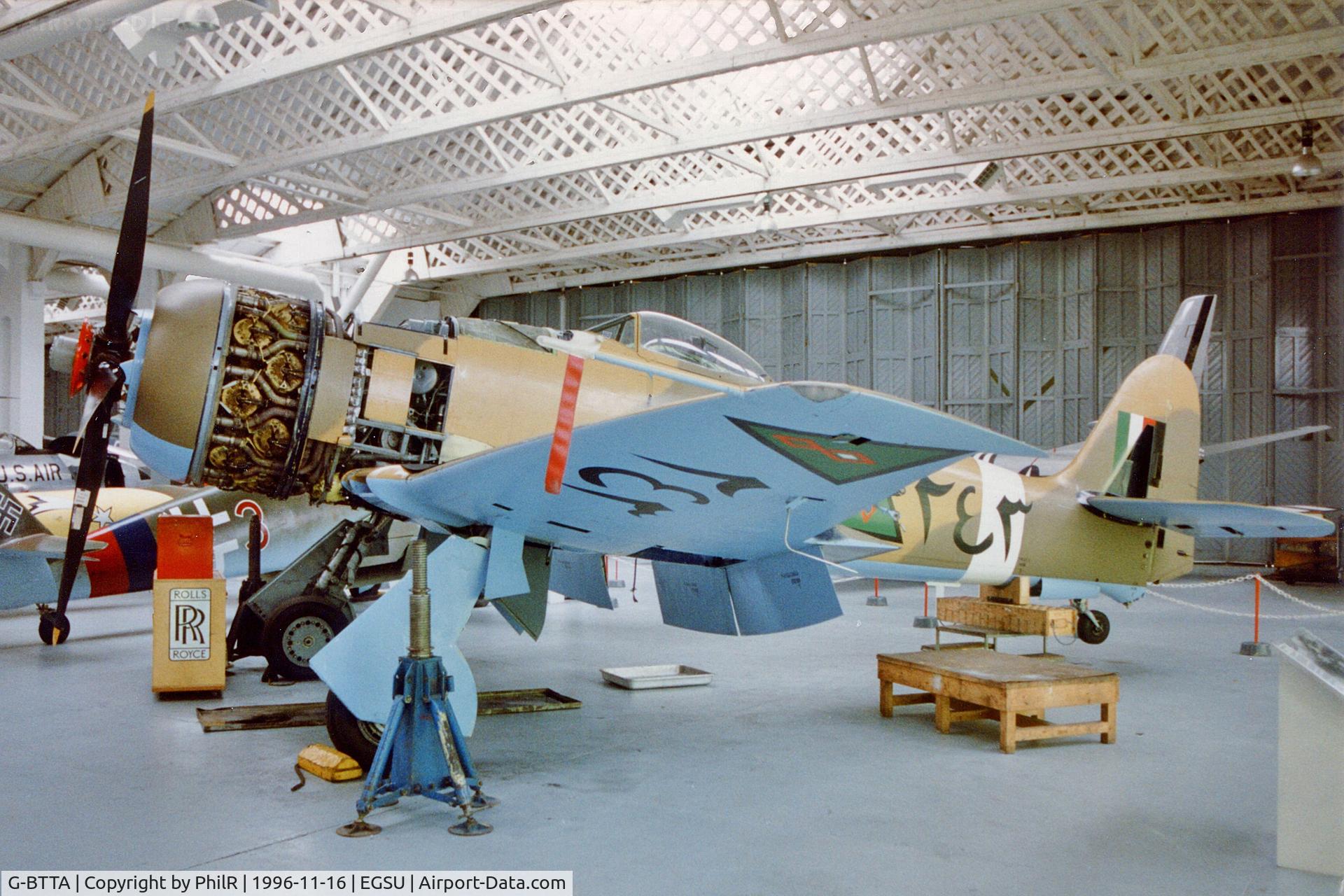 G-BTTA, 1948 Hawker Fury FB.10, c/n 37534, 243 (G-BTTA) 1948 Hawker Sea Fury FB10 IraqiAF Duxford
