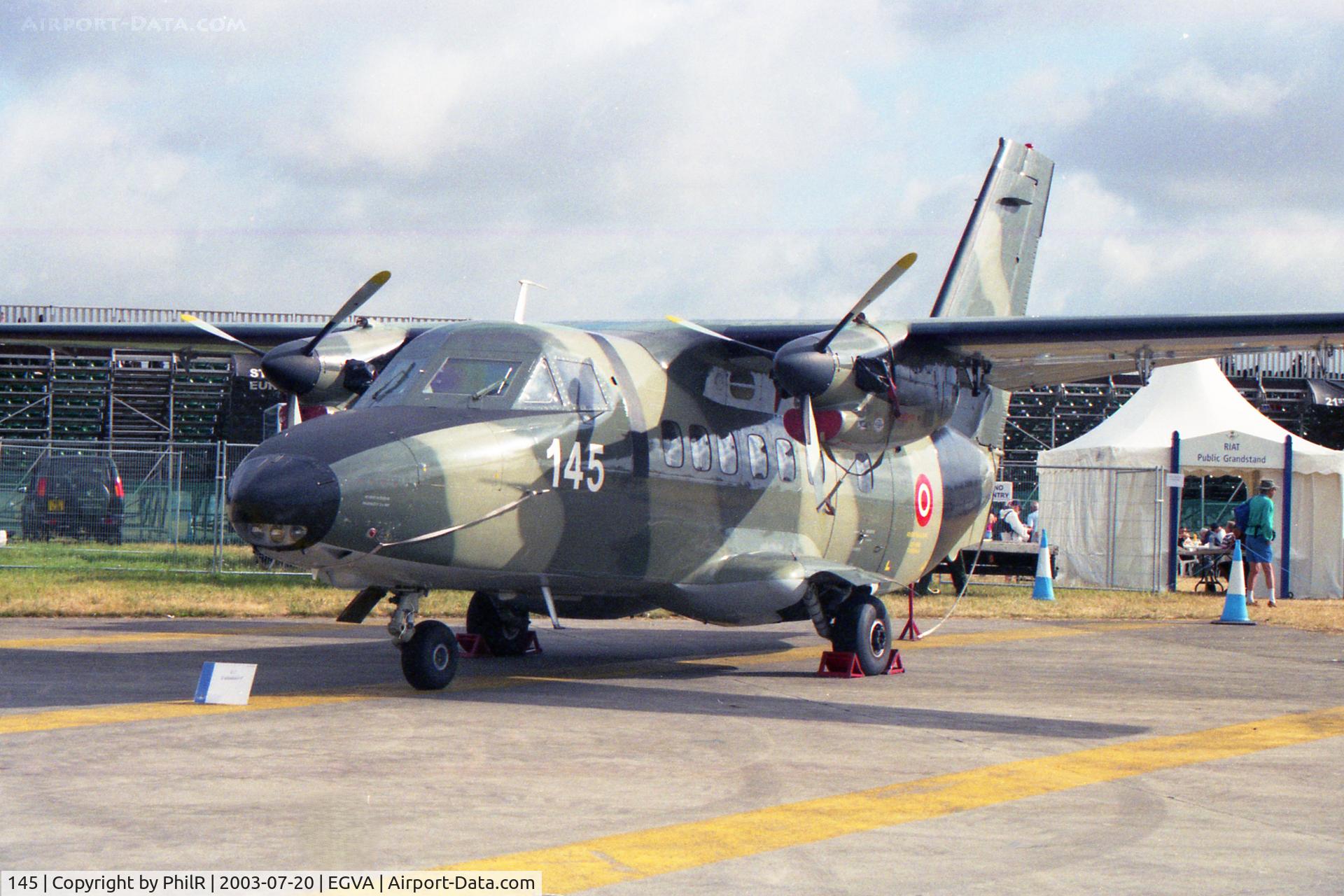 145, 1982 Let L-410UVP-T Turbolet, c/n 820737, 145 1982 Let-410UVP-T LatvianAF RIAT Fairford
