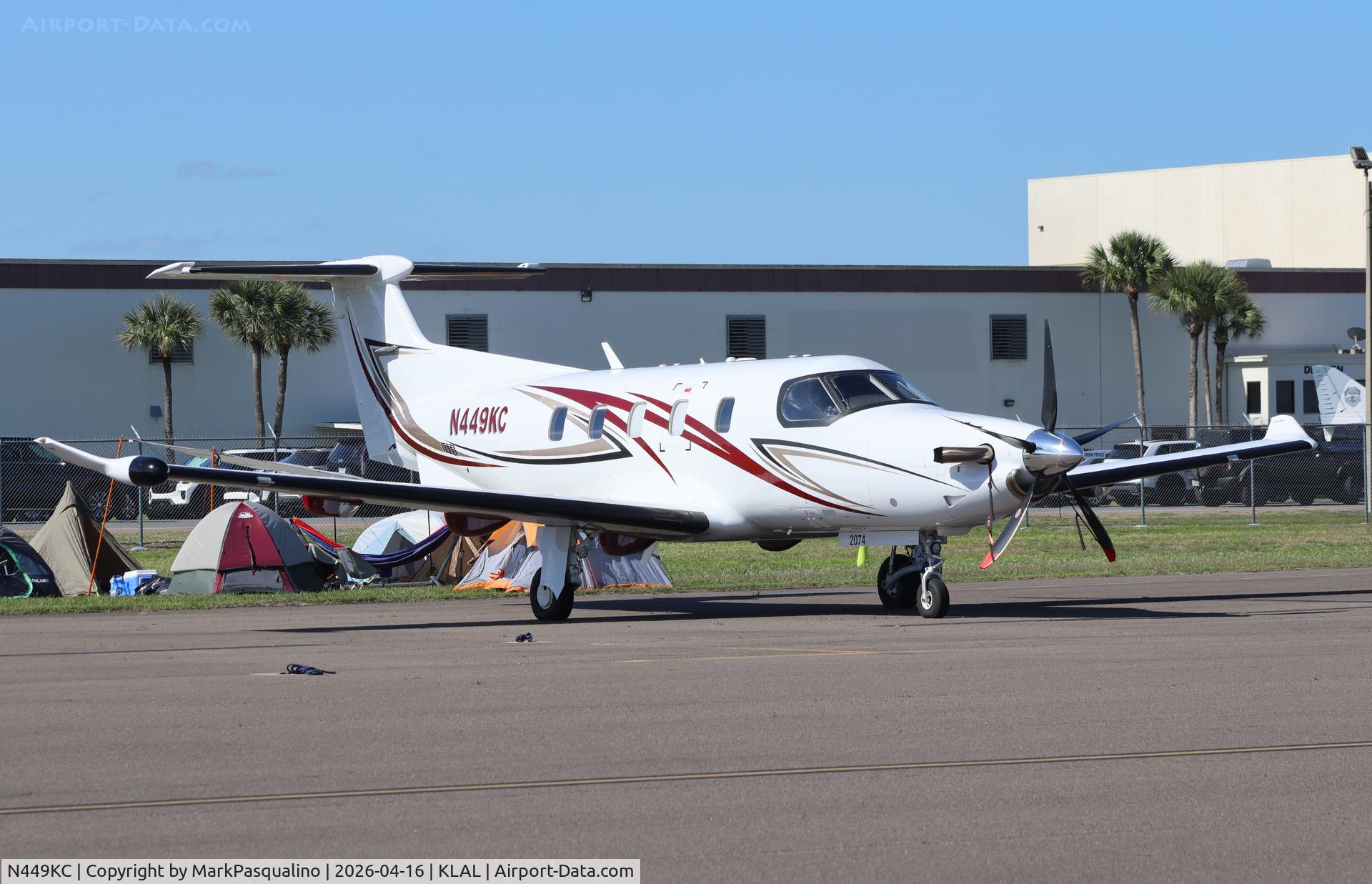N449KC, 2021 Pilatus PC-12/47E, c/n 2074, Pilatus PC-12/47E