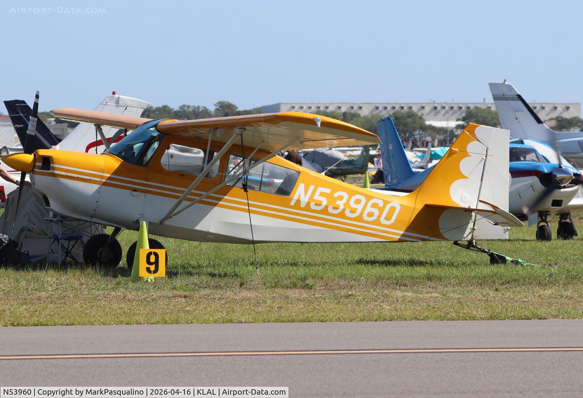 N53960, 1976 Bellanca 7KCAB Citabria, c/n 566-76, Bellanca 7CAB