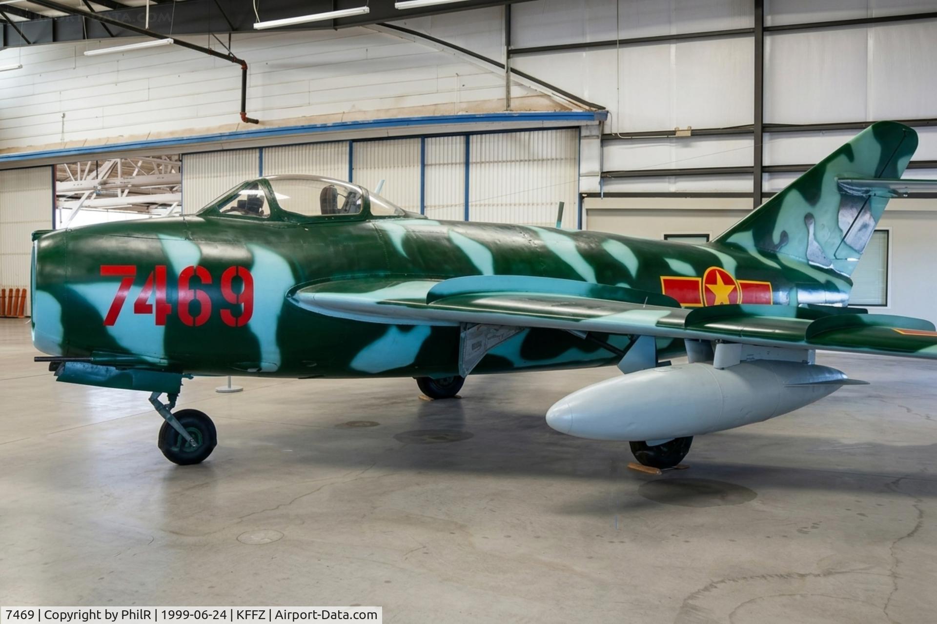 7469, Mikoyan-Gurevich MiG-17F, c/n 1406016, 7469 Mig-17 Fresco NVAF Champlin Fighter Museum Falcon Field Mesa Az 
