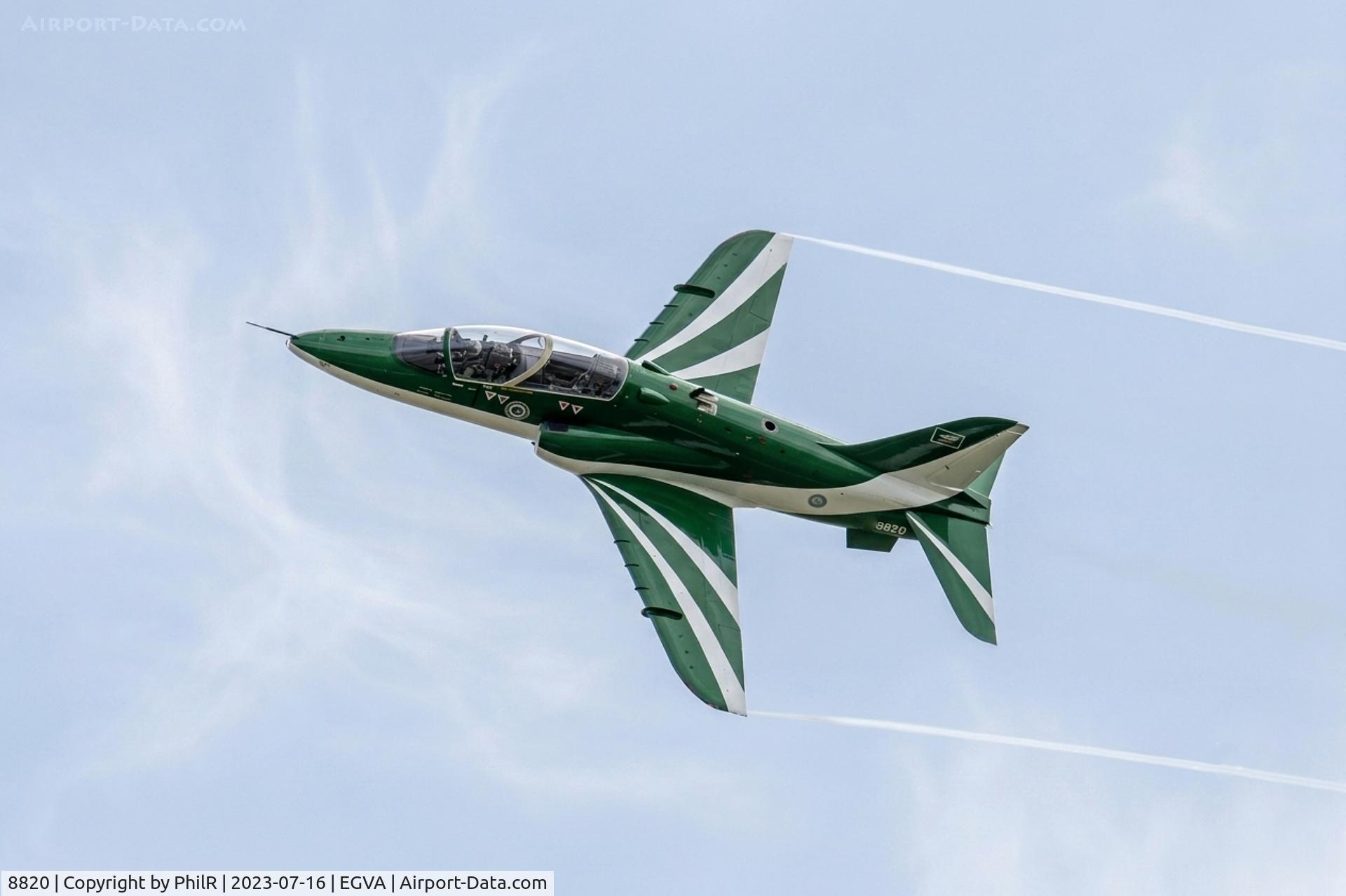 8820, British Aerospace Hawk 65A, c/n 6Y006, 8820 BAe Hawk Mk 65 RSAF 'Hawks' RIAT RAF Fairford 
