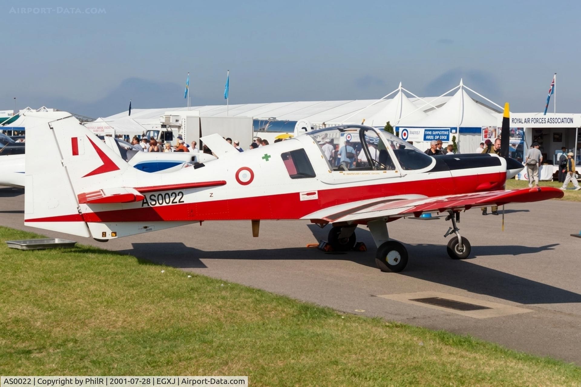 AS0022, 1975 Scottish Aviation Bulldog T.1, c/n BH.120/358, AS0022 (XX709, 9H-ADS, G-CLJC) 1975 Scottish Aviation Bulldog T1 Armed Forces of Malta RIAT Cottesmore 
