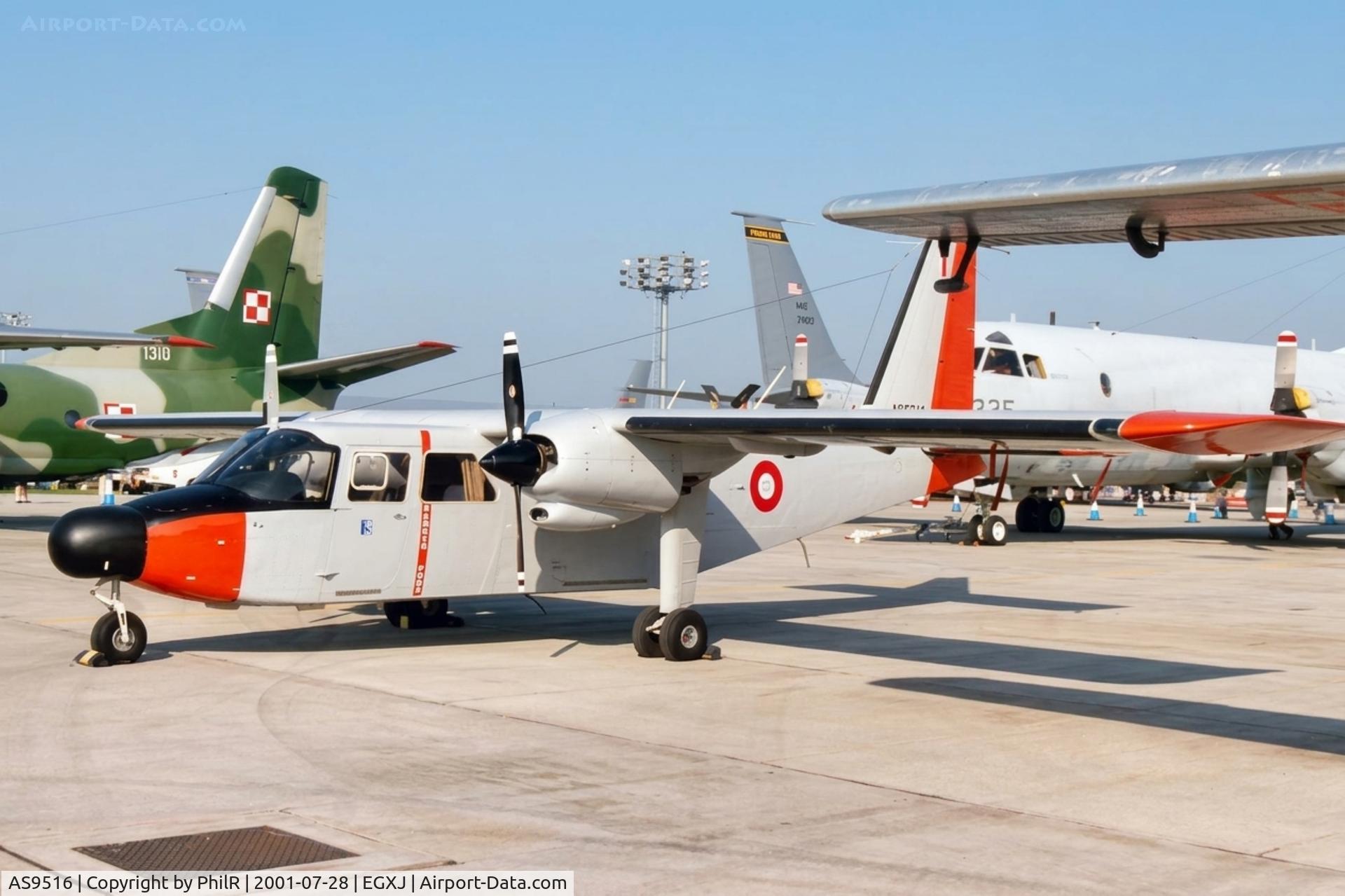 AS9516, Pilatus Britten-Norman BN-2B-26 Islander, c/n C2159, AS9516 1985 Britten-Norman BN-2B Islander Armed Forces of Malta RIAT Cottesmore 
