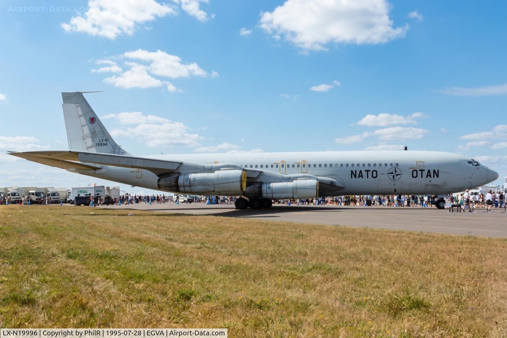 LX-N19996, 1968 Boeing 707-329C, c/n 19996, LX-N19996 1968 Boeing 707-329TCA NATO IAT 
