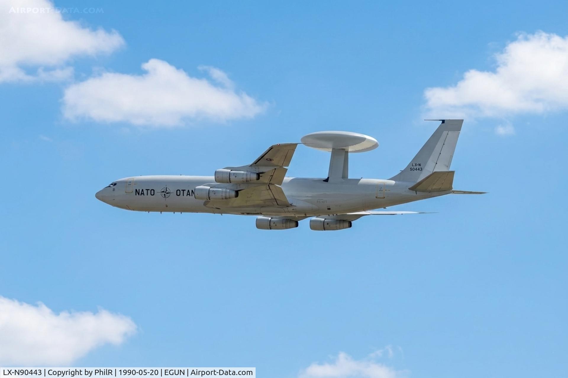 LX-N90443, 1981 Boeing E-3A Sentry, c/n 22838, LX-N90443 1982 Boeing E-3A Sentry NATO Mildenhall 
