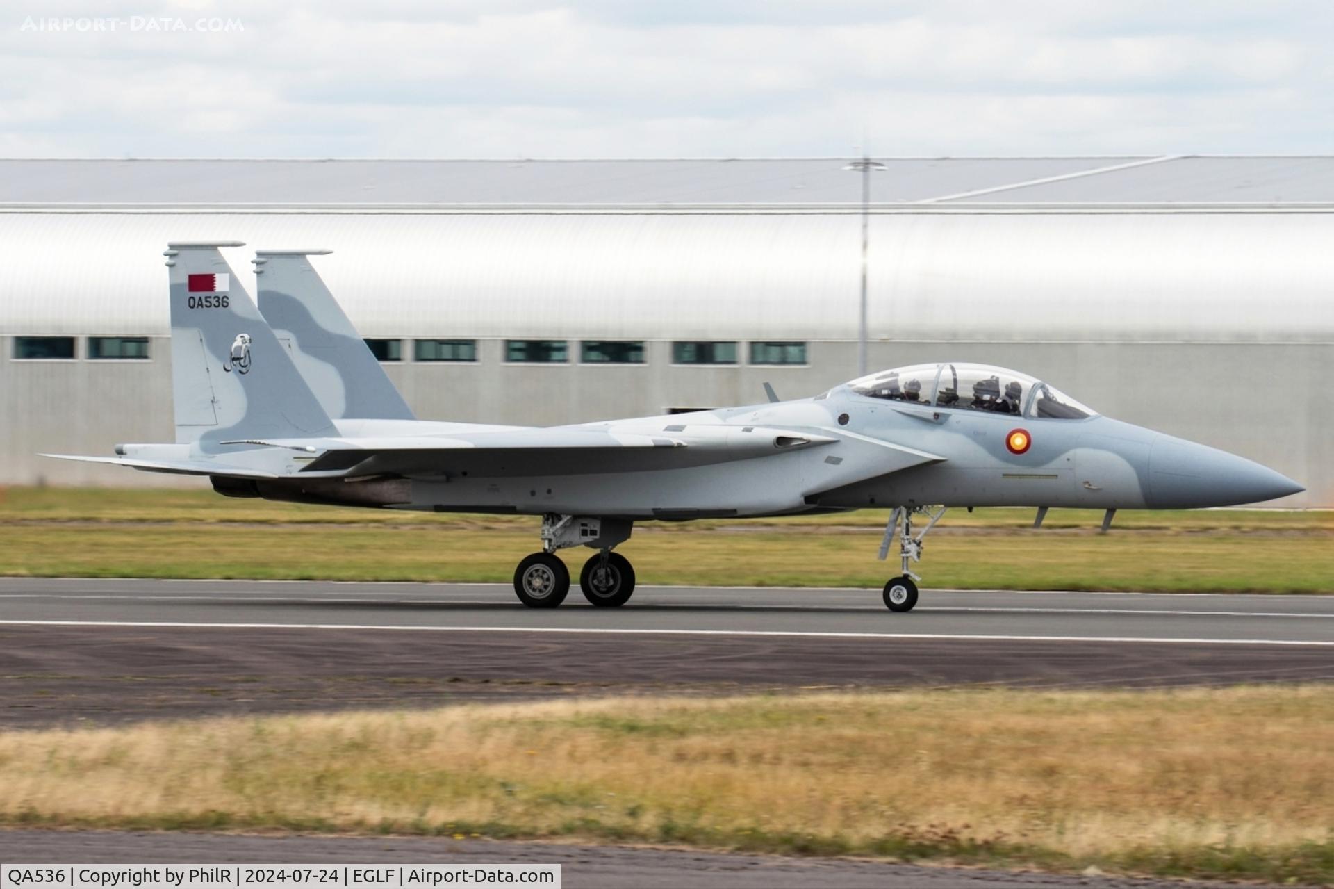 QA536, Boeing F-15QA Ababil, c/n QA40, qA536 Boeing F-15QA Ababil QEAF FIA Farnborough 
