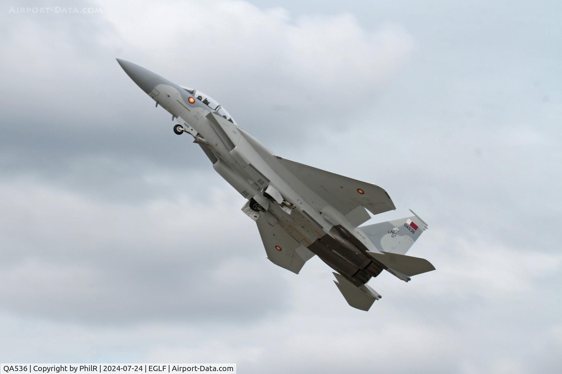 QA536, Boeing F-15QA Ababil, c/n QA40, QA536 Boeing F-15QA Ababil QEAF FIA Farnborough 
