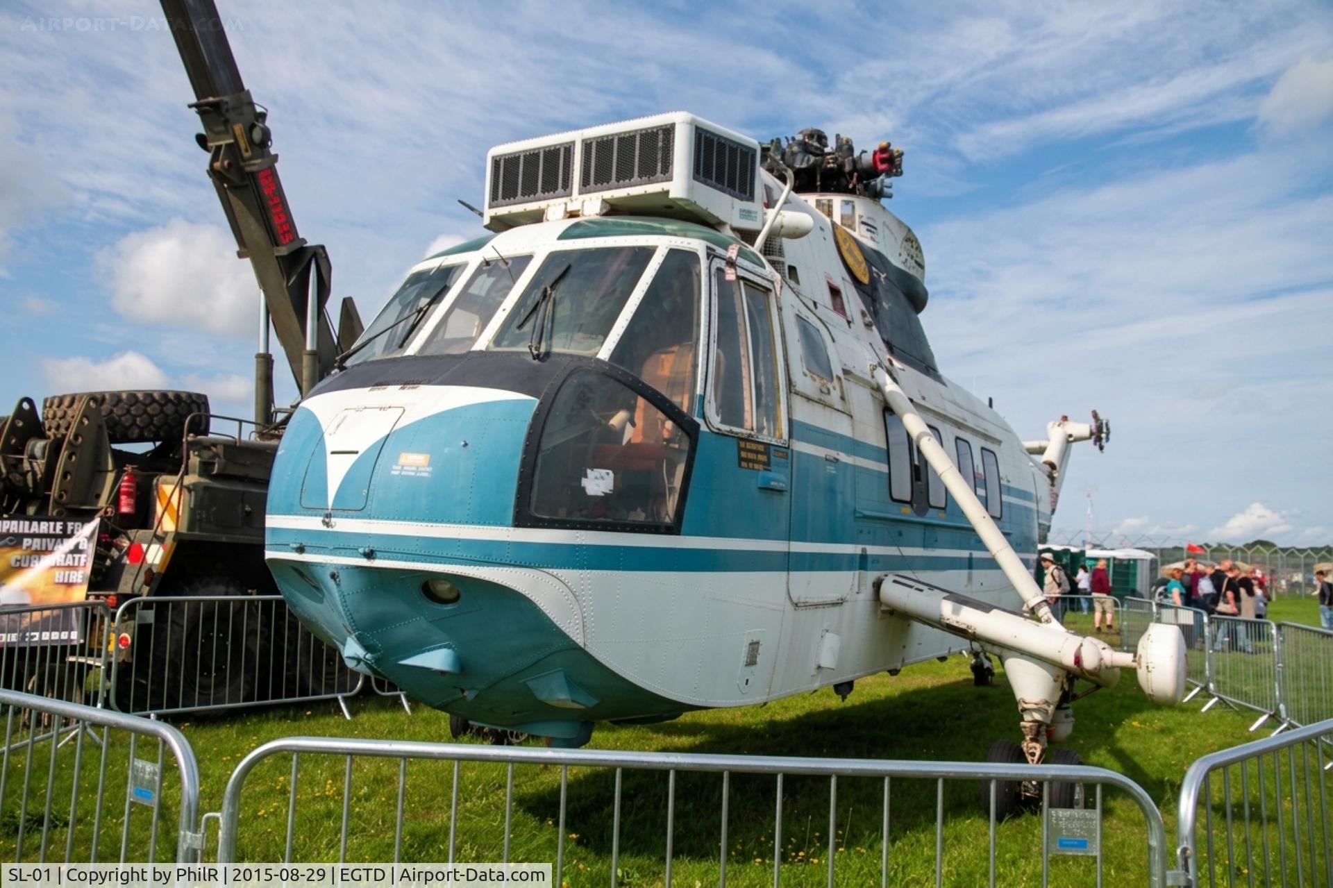 SL-01, 1975 Westland WS-61 Commando Mk2C, c/n WA829, SL-01 1975 Westland WS61 Sea King-Commando Sierra Leone AF Wings & Wheels Dunsfold 
