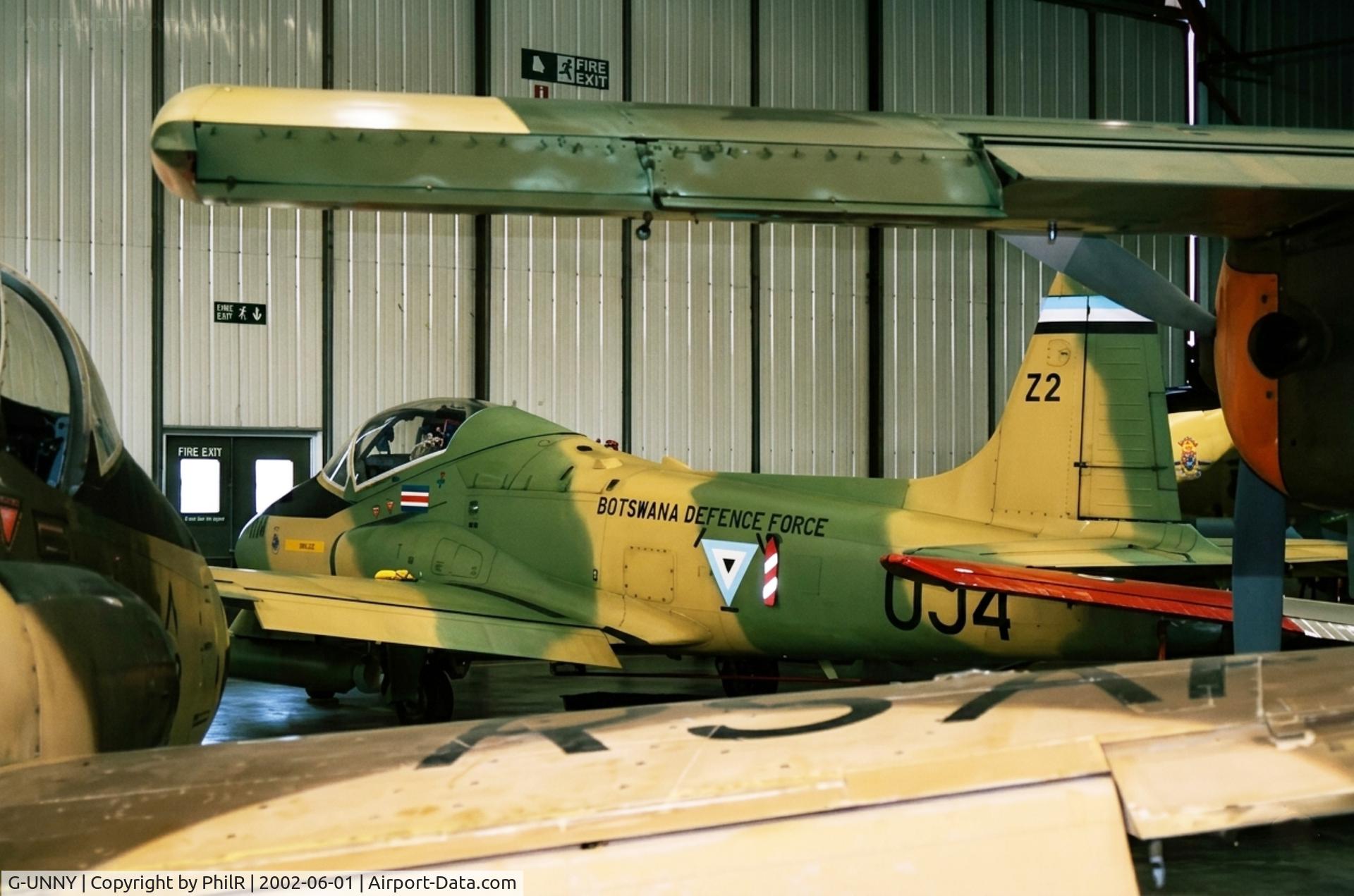 G-UNNY, 1970 BAC 167 Strikemaster Mk.87, c/n EEP/JP/2872, Z2 OJ4 1970 BAC 167 Strikemaster BotswanaDF Duxford 
