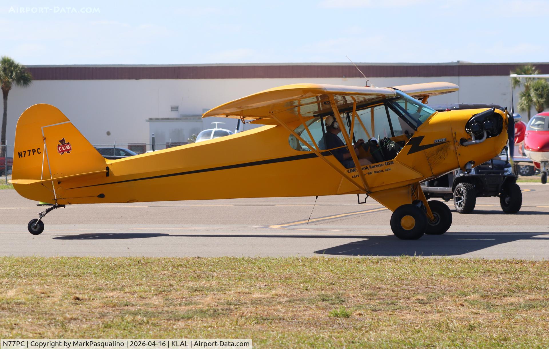 N77PC, 1946 Piper J3C-65 Cub, c/n 16642, Piper J3C-65