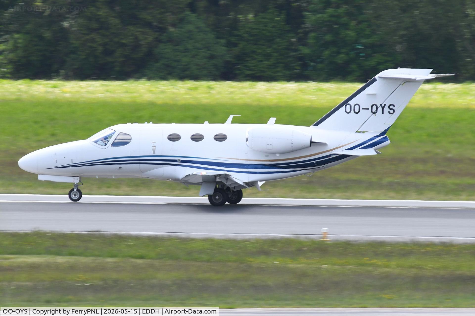 OO-OYS, 2008 Cessna 510 Citation Mustang, c/n 510-0086, Cessna 510 Mustang arriving from ANR
