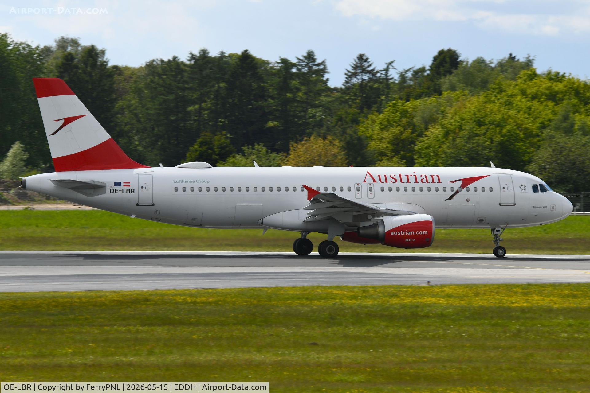OE-LBR, 2000 Airbus A320-214, c/n 1150, Austrian A320