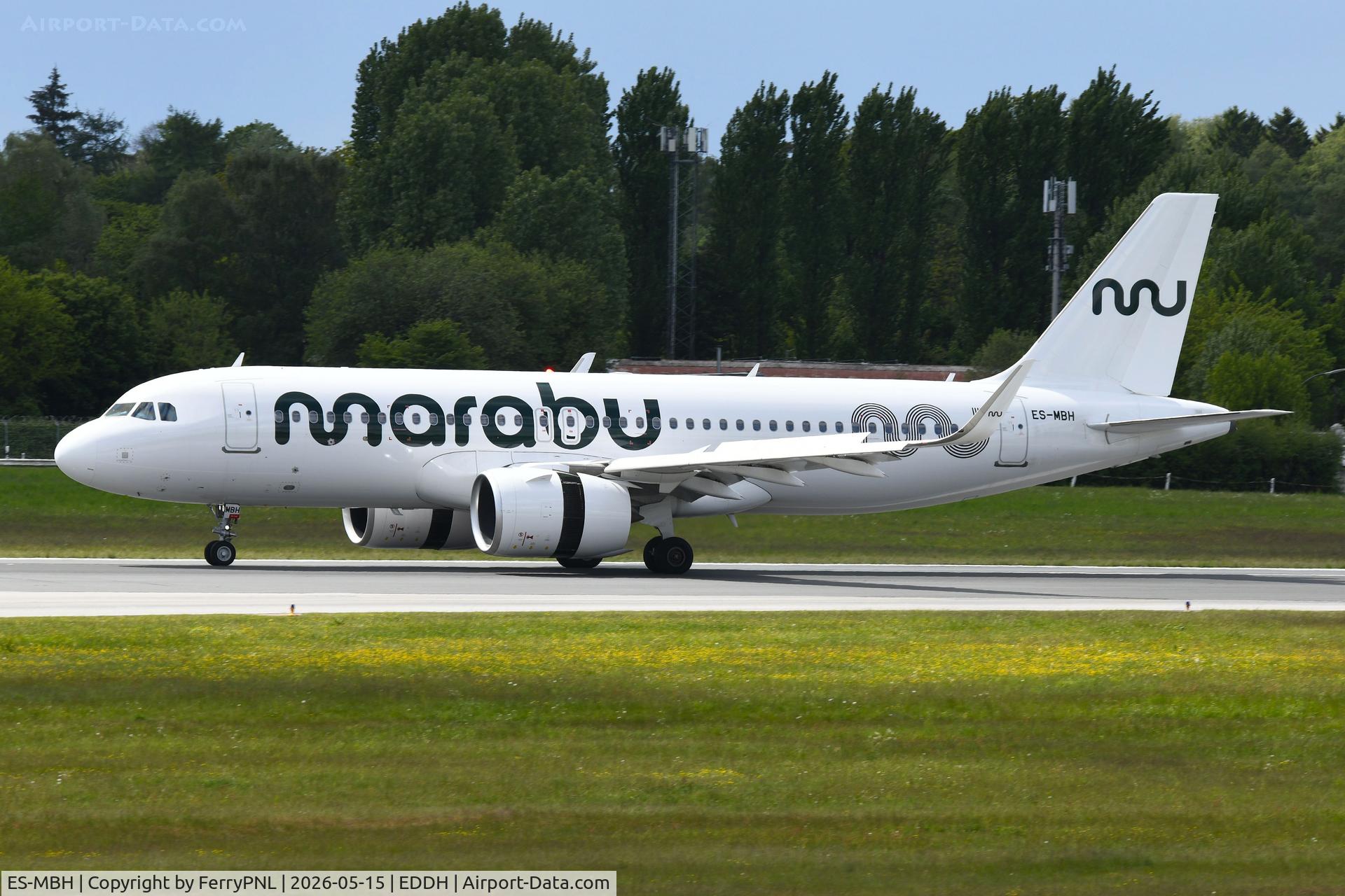ES-MBH, 2017 Airbus A320-271N, c/n 7813, Arrival of Marabu A3320N