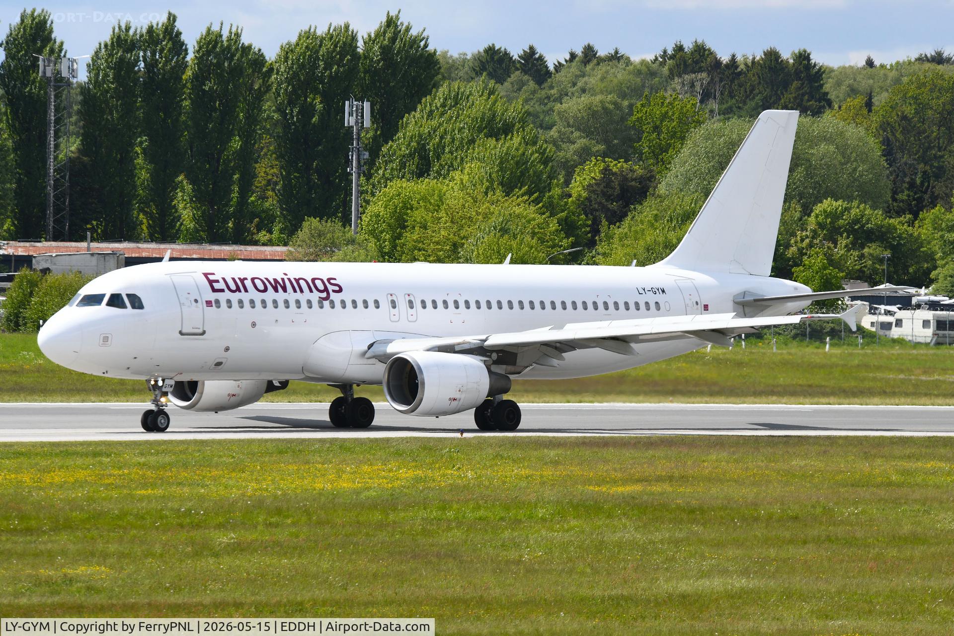 LY-GYM, 2005 Airbus A320-214, c/n 2584, Eurowings leasing this A320
