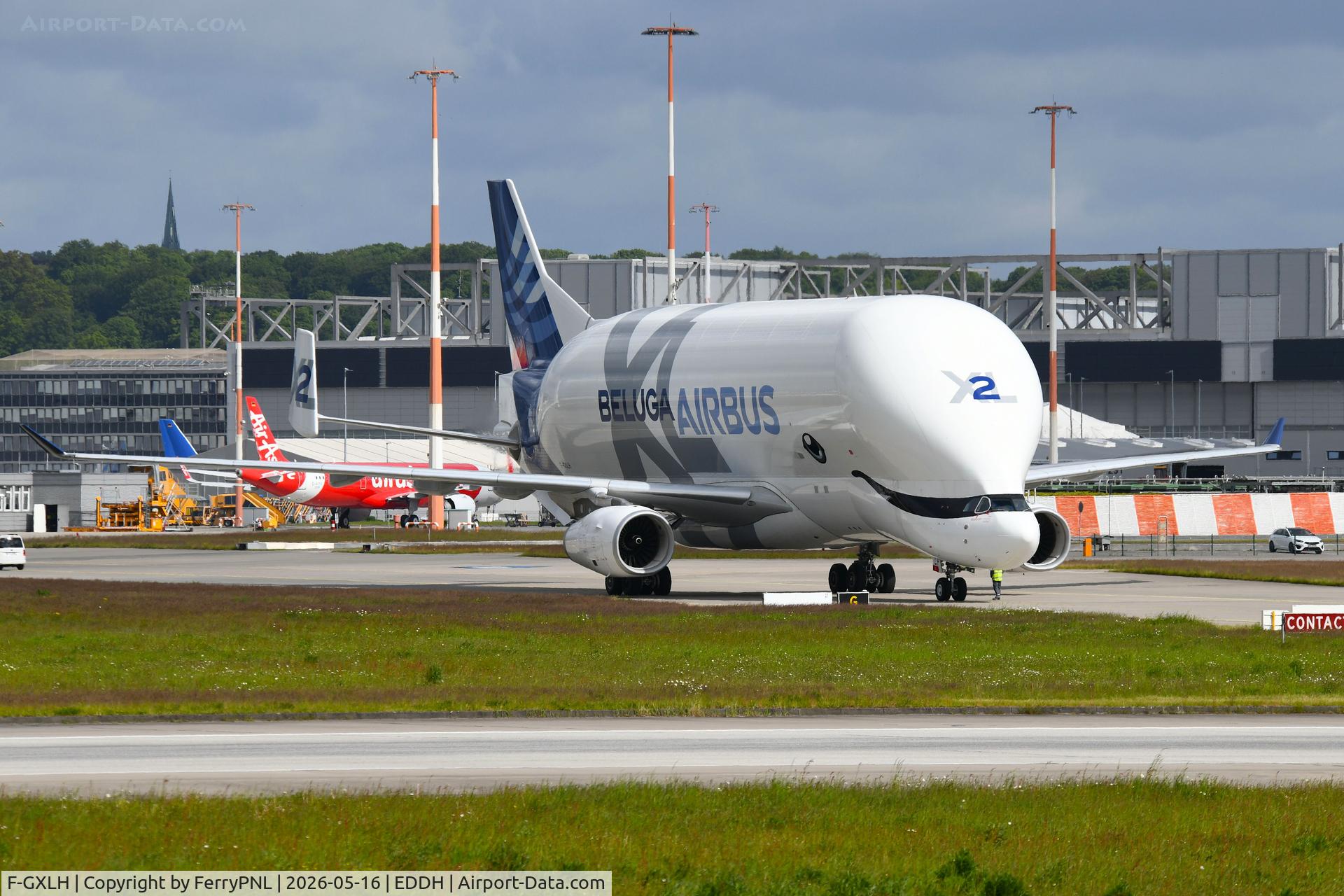 F-GXLH, 2019 Airbus A330-743L Beluga XL, c/n 1853, Airbus A337 Beluga taxiing for departure