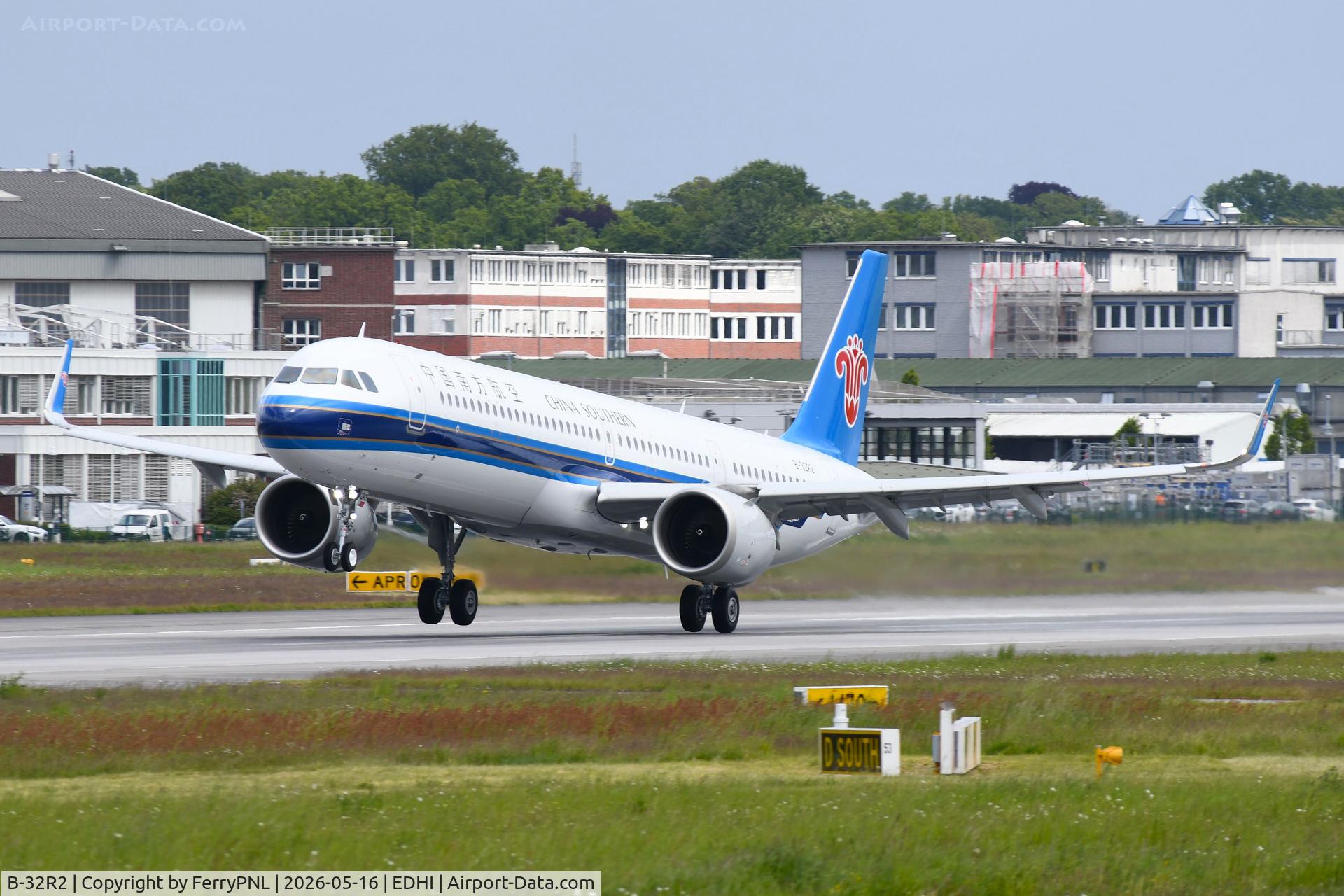 B-32R2, 2026 Airbus A321-251NX, c/n 13010, China Southern A321N departing for its delivery flight