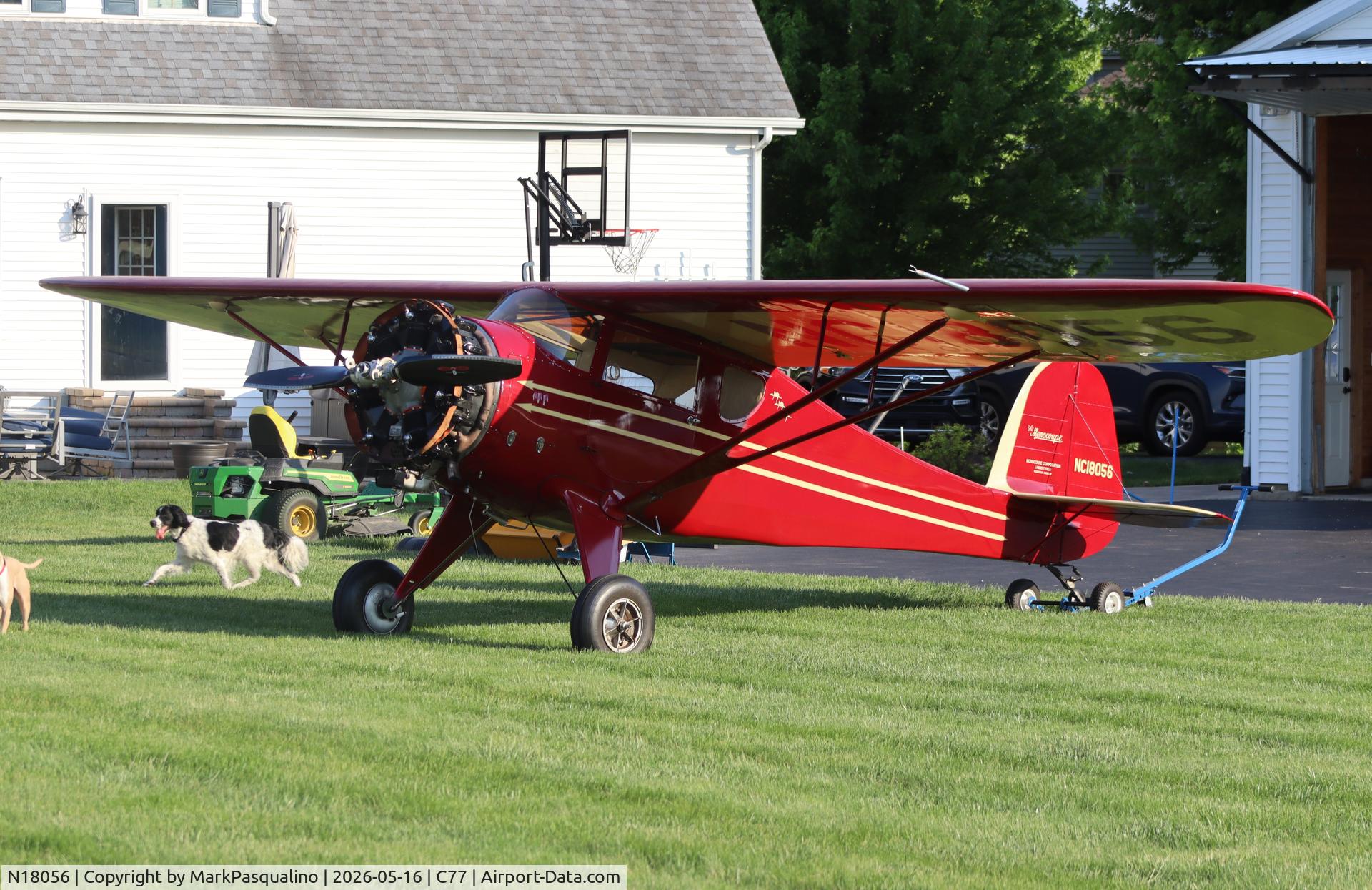 N18056, 1937 Monocoupe 90A, c/n A-765, Monocoupe 90A