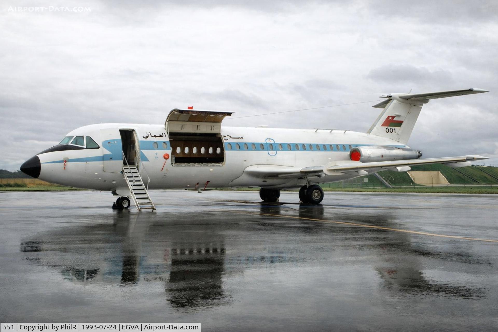 551, 1974 BAC 111-485GD One-Eleven, c/n BAC.247, 551 1974 BAC 1-11 485GD OmanAF IAT 