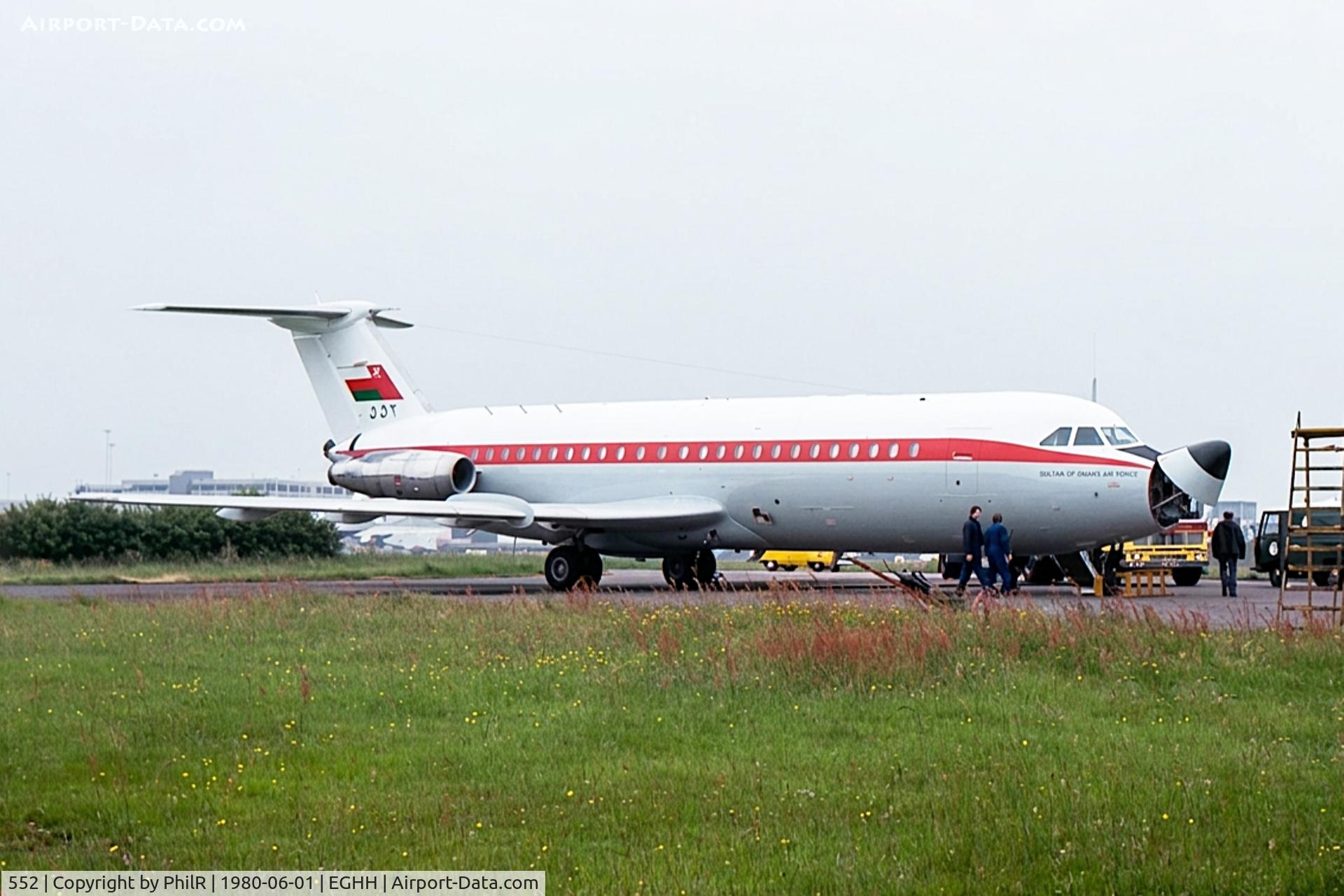 552, 1974 BAC 111-485GD One-Eleven, c/n BAC.249, 552 1974 BAC 1-11-475GD OmanAF BOH