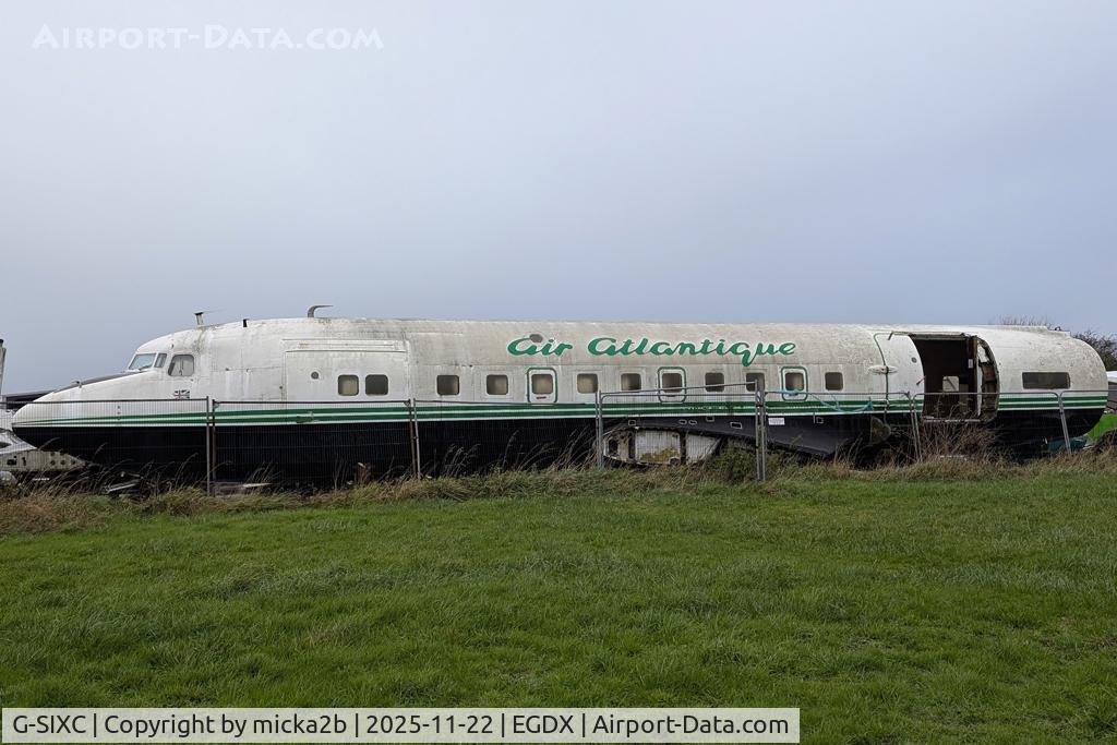 G-SIXC, 1958 Douglas DC-6B, c/n 45550 l/n 1032, Stocked