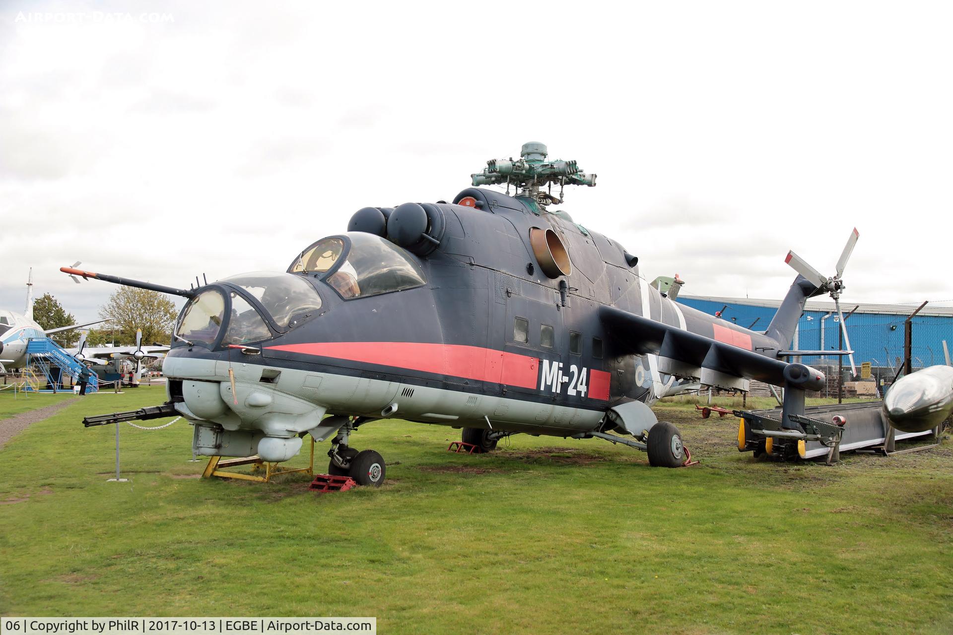 06, Mil Mi-24D Hind D, c/n 353246405029, 06 1971 Mil-24 Hind D Ex PolAF cn 353246405029 MAM Coventry 