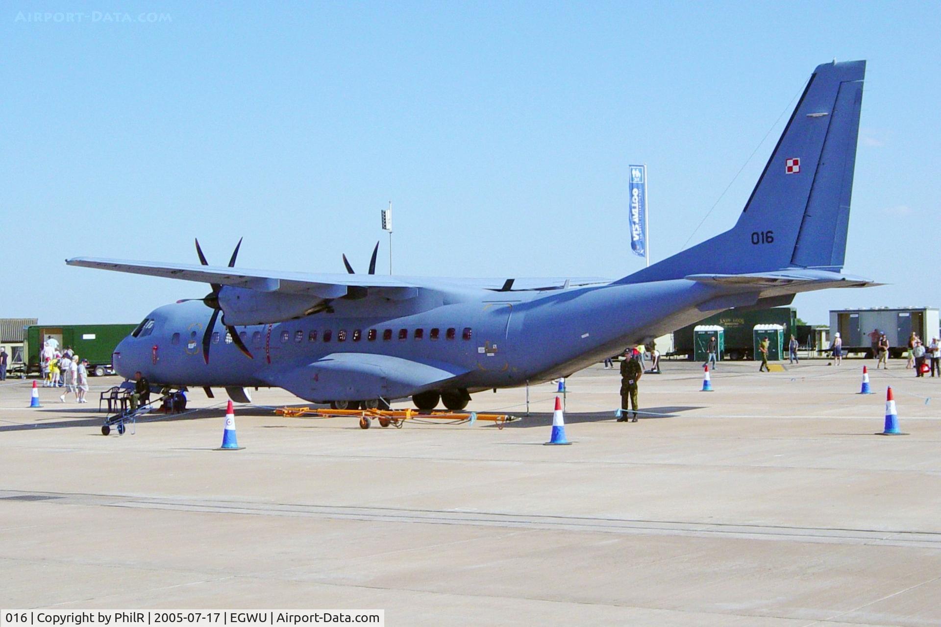 016, CASA C-295M, c/n S-016, 016 CASA C295M PolAF RIAT