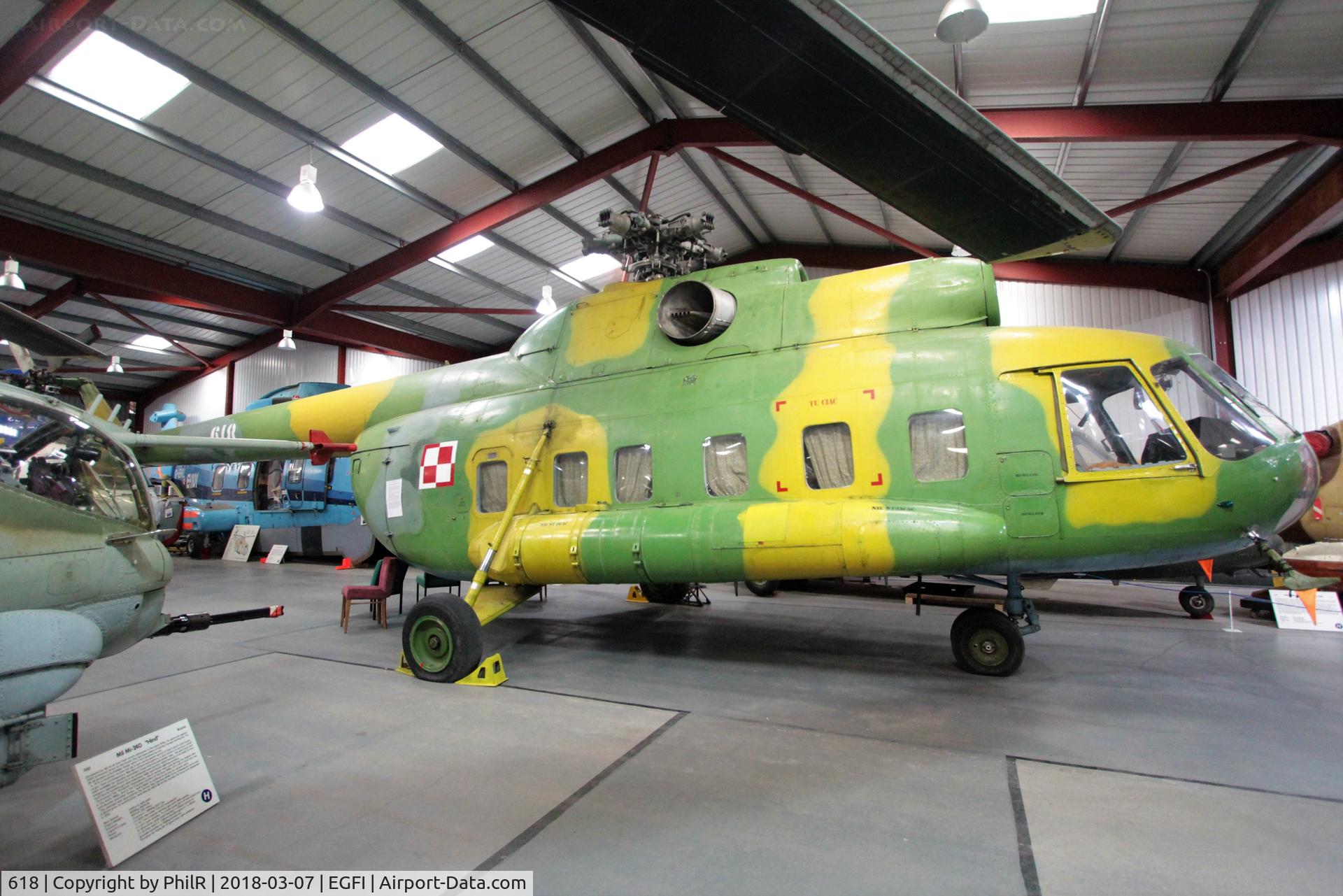 618, Mil Mi-8S Hip, c/n 10631, 618 1972 Mil Mi-8 PolishAF Helicopter Museum
