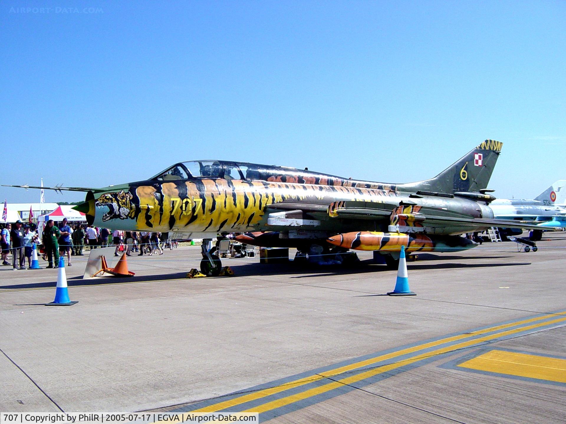 707, Sukhoi Su-22UM-3K, c/n 17532369707, 707 Sukhoi Su-22UM-3K PolAF RIAT 
