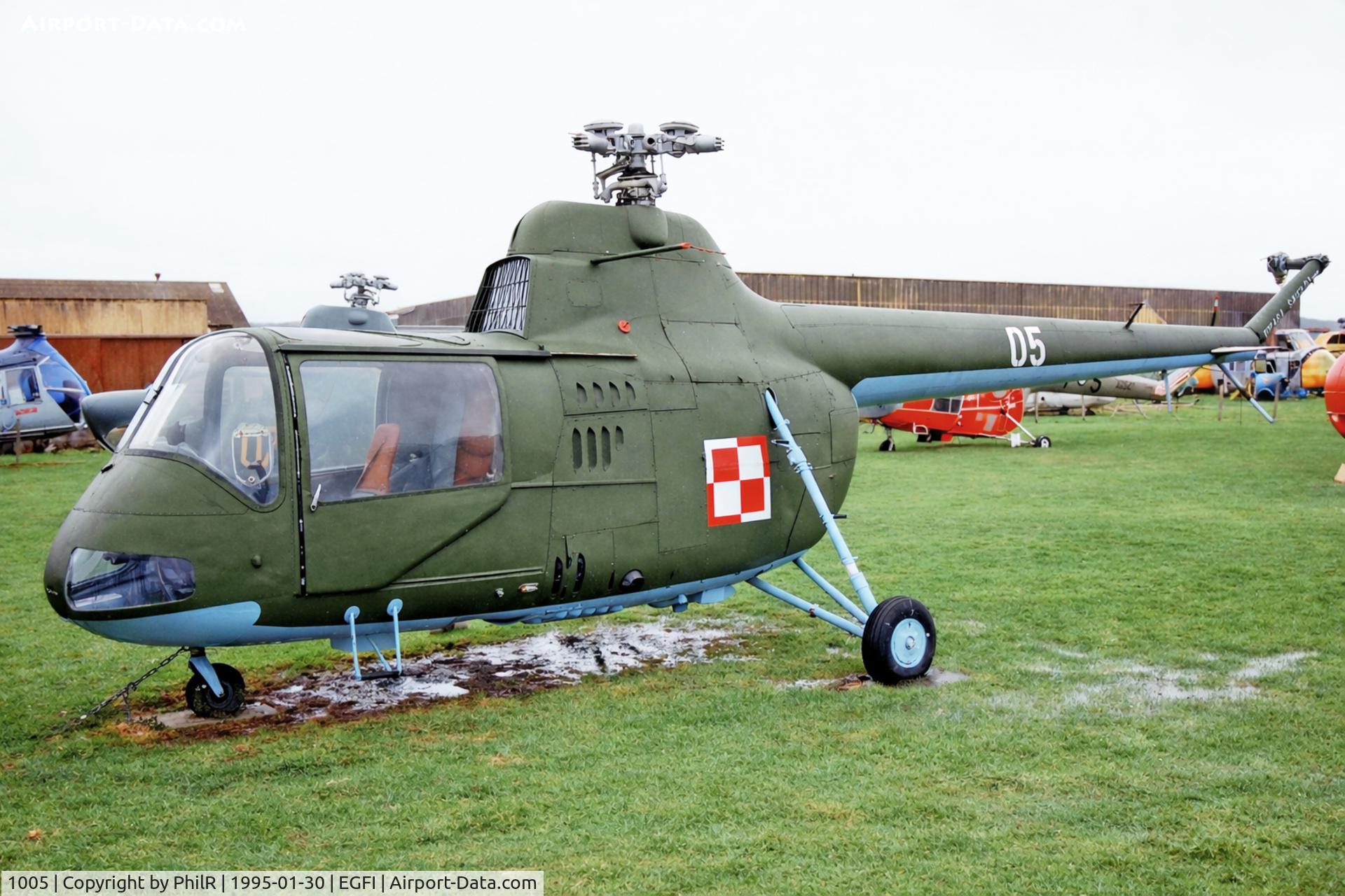 1005, PZL-Swidnik SM-2, c/n S2-01005, 1005 1961 PZL Swidnik SM-2 PolAF IHM Weston
