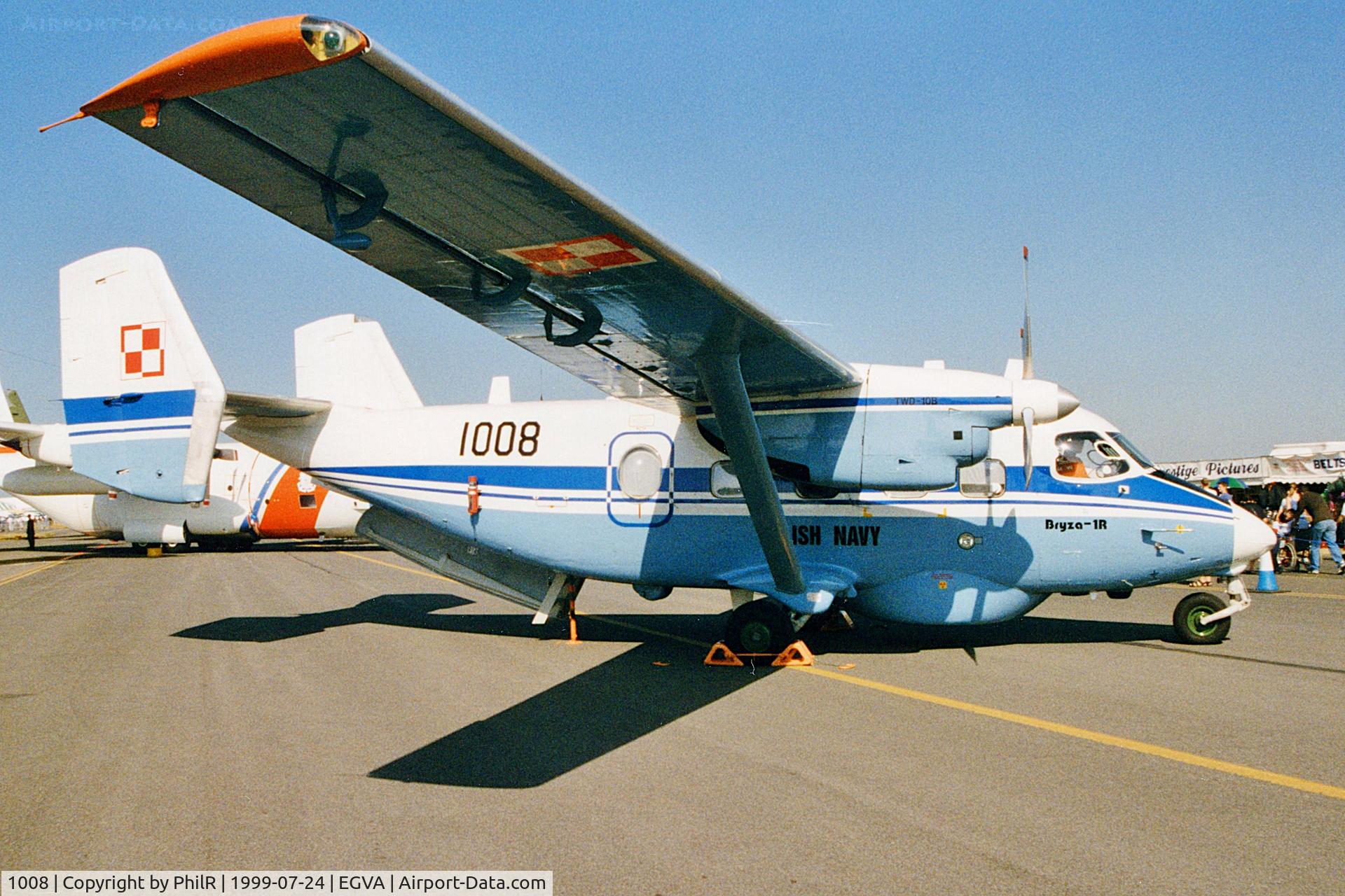 1008, 1999 PZL-Mielec M-28B1R Bryza 1R, c/n AJG001-02, 1008 M-28 Bryza-1R Polish Navy RIAT 