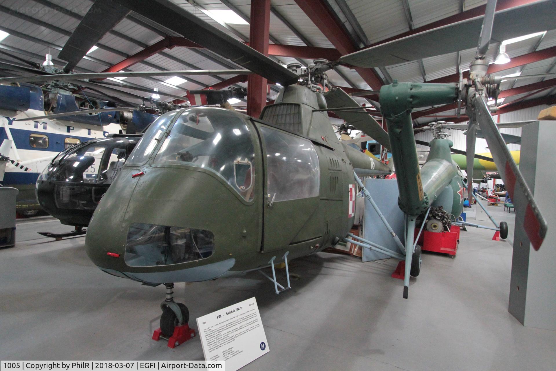 1005, PZL-Swidnik SM-2, c/n S2-01005, 1005 1961 PZL Swidnik SM-2 Helicopter Museum

