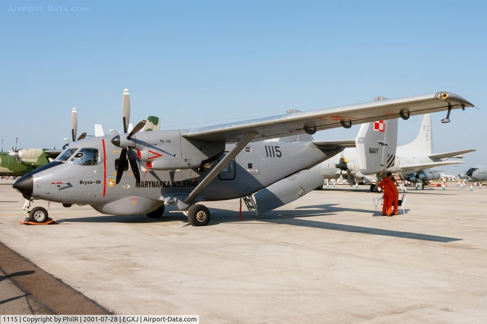 1115, PZL-Mielec M-28B1R Bryza 1R, c/n AJG001-06, 1115 PZL M-38 Bryza Polish Navy RIAT Cottesmore 
