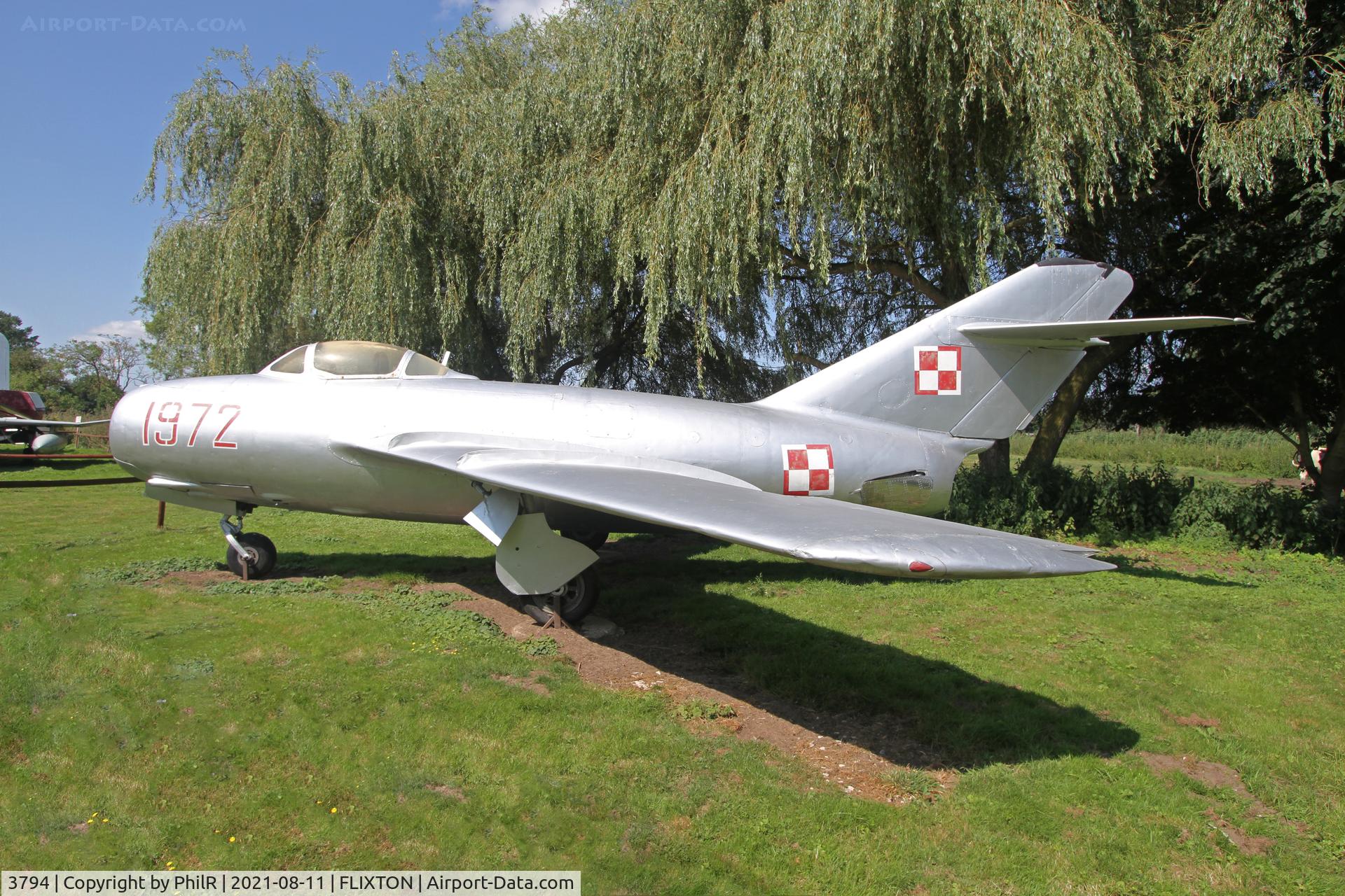 3794, 1973 Antonov An-26, c/n 1602, 3794 MiG 15bis Czech Air Force Norfolk & Suffolk Aviation Museum Flixton 