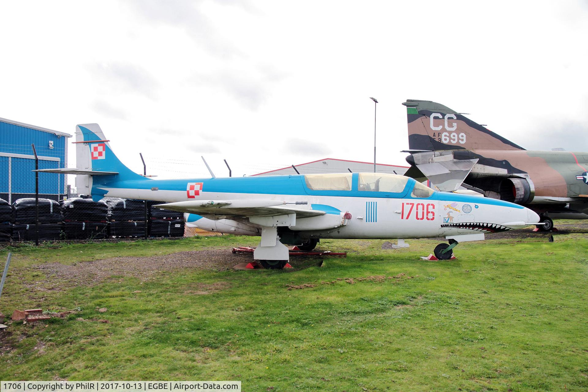 1706, 1959 PZL-Mielec Lim-5 (MiG-17F), c/n 1C1706, 1706 (409) 1964 PZL-Mielec TS-11 Iskra MAM Coventry 
