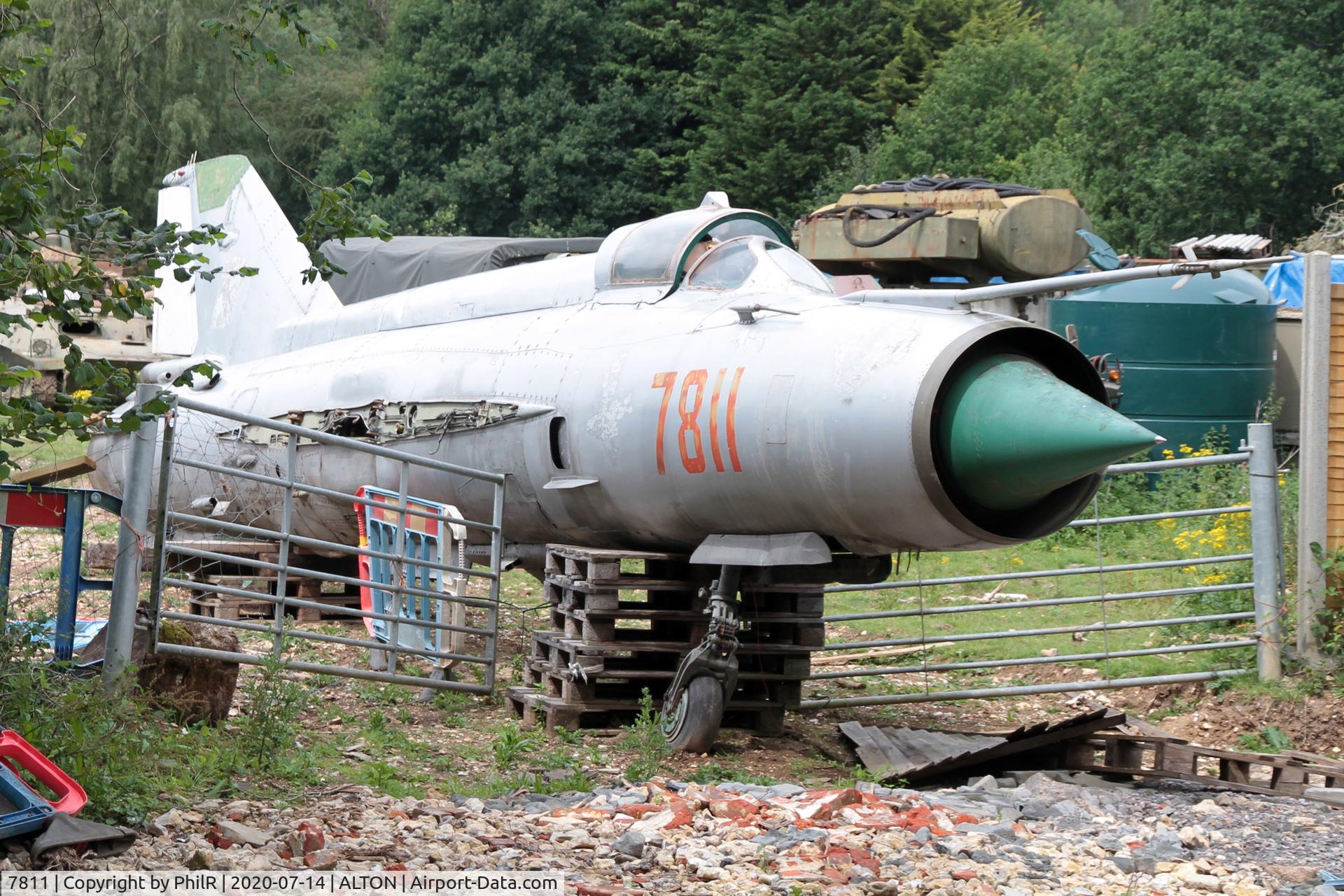 7811, 1959 PZL-Mielec Lim-5 (MiG-17F), c/n 1C1706, 7811 Mig 21 PFM PolAF Alton Hampshire
