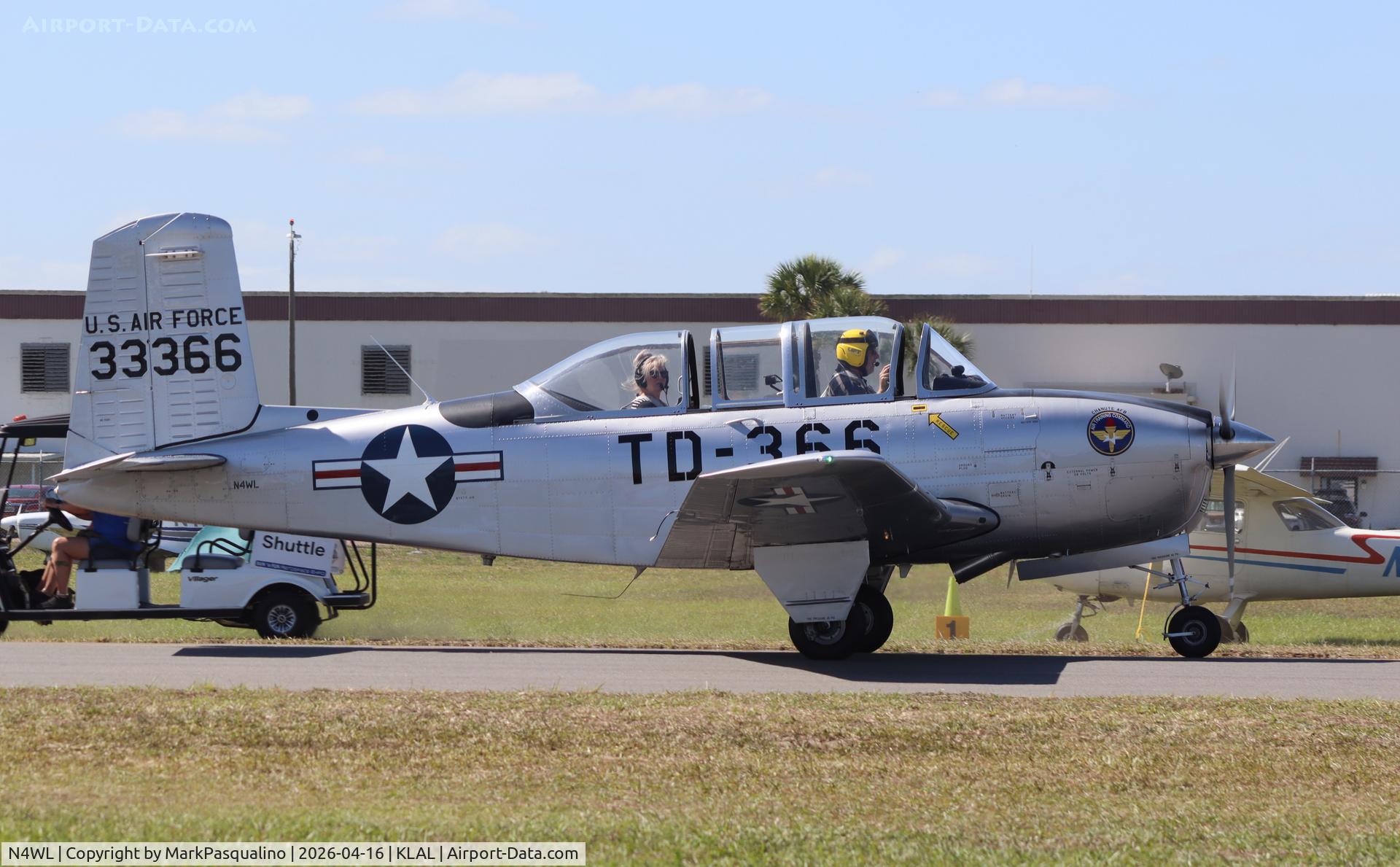 N4WL, Beech T-34A (A45) Mentor Mentor, c/n G-127, Beech T-34A