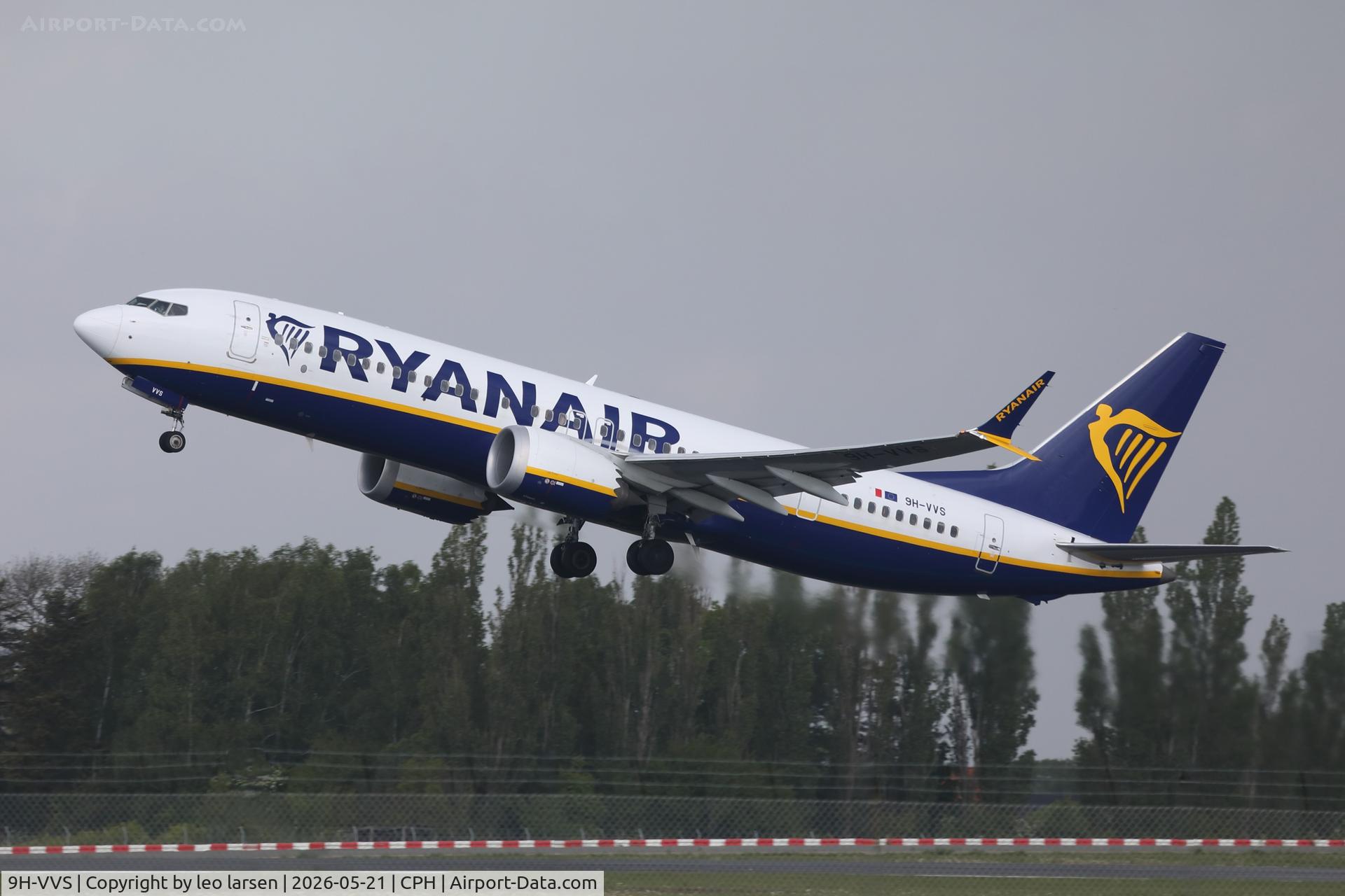 9H-VVS, 2023 Boeing 737-8200 MAX, c/n 67105 l/n 8893, Copenhagen 21.5.2026