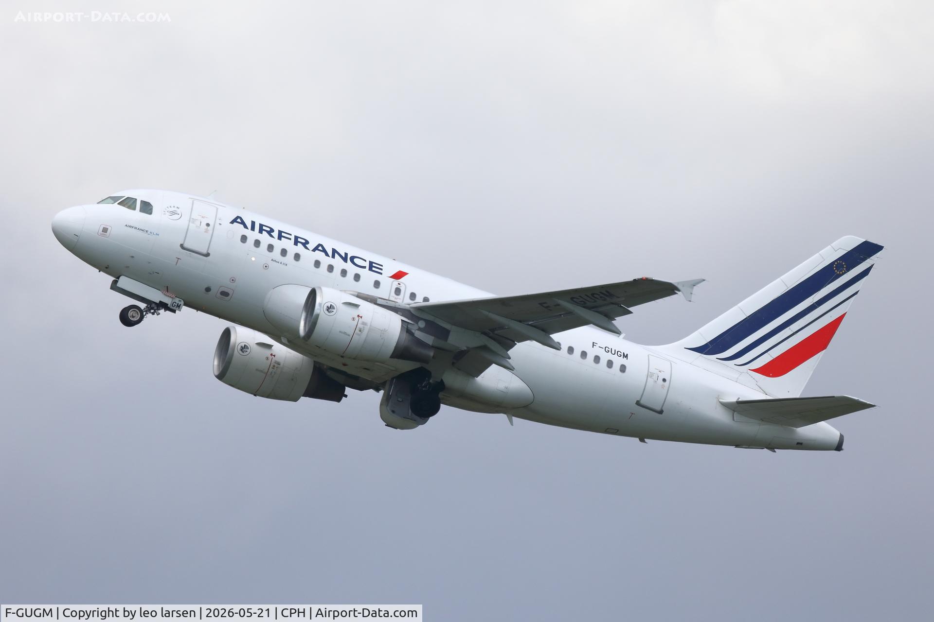 F-GUGM, 2006 Airbus A318-111, c/n 2750, Copenhagen 21.5.2026
