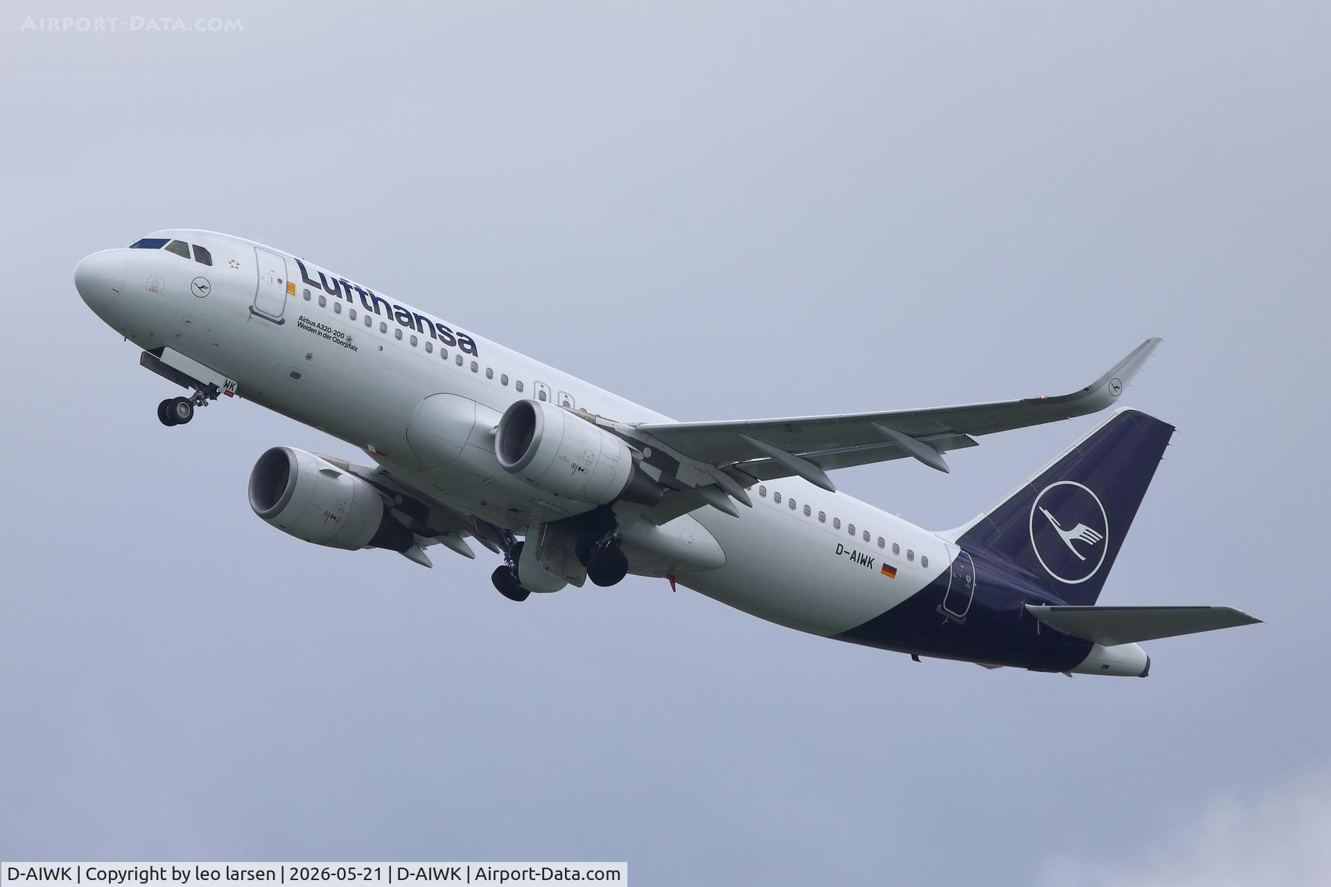 D-AIWK, 2019 Airbus A320-214, c/n 9058, Copenhagen 21.5.2026